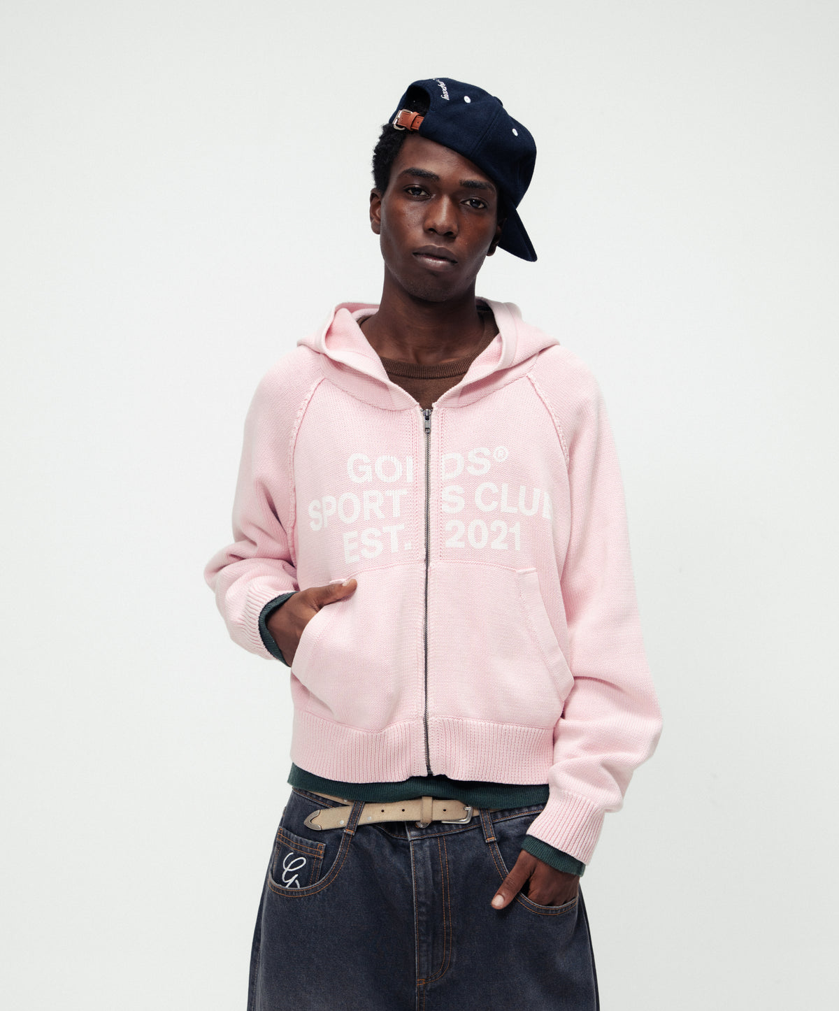 Sunfaded Zipper Pink