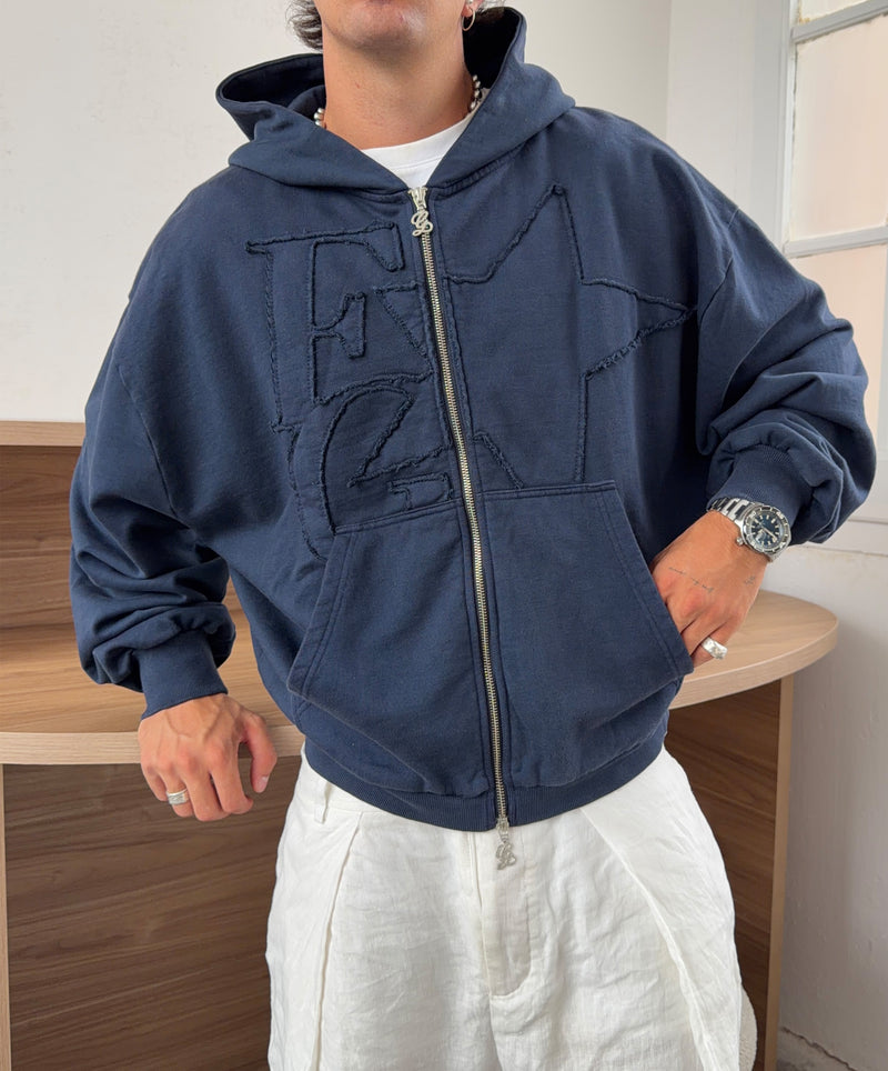 FG Star Zipper Navy