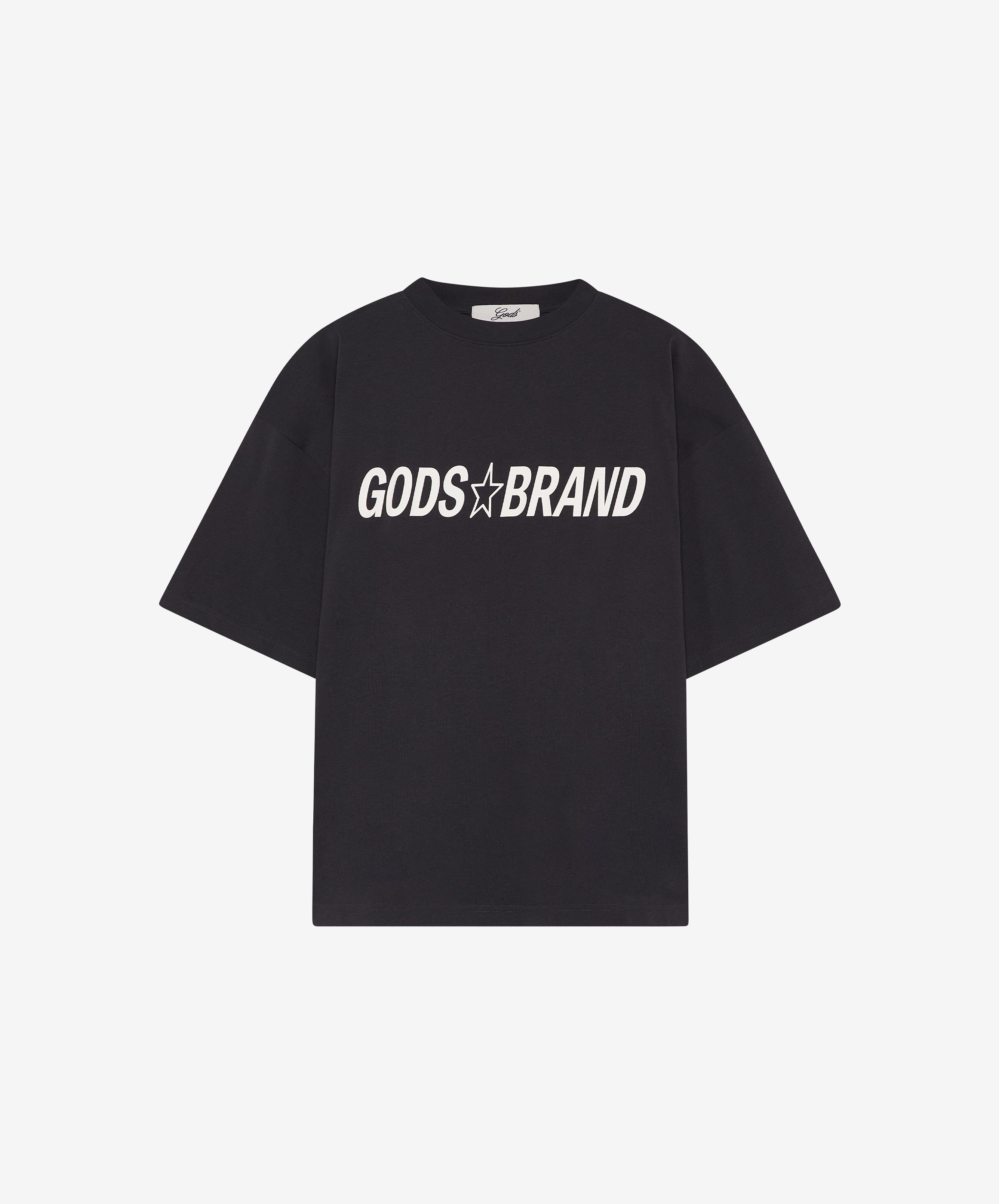 Gods Star Boxy Tee Black