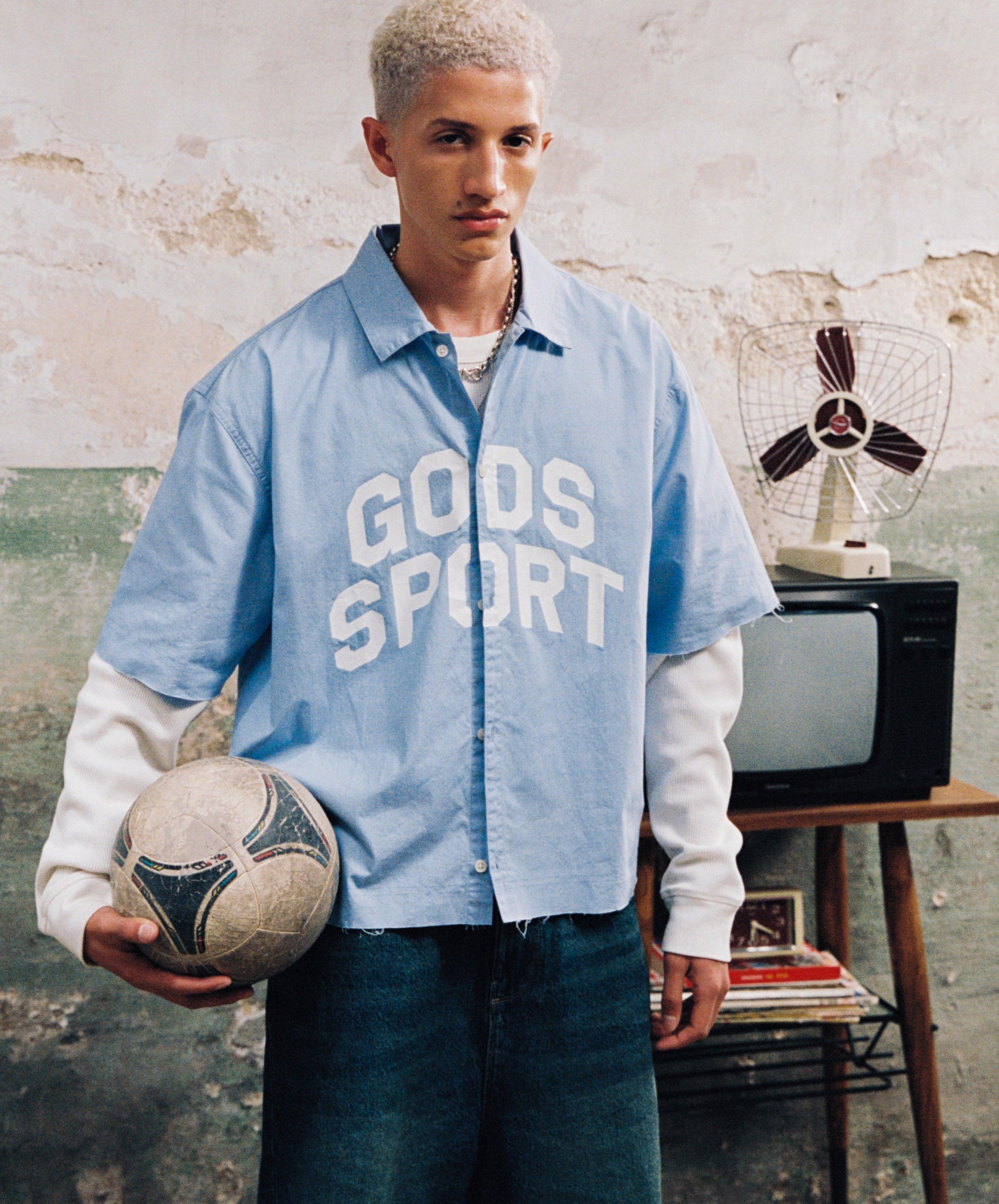 Gods Sport Shirt Blue