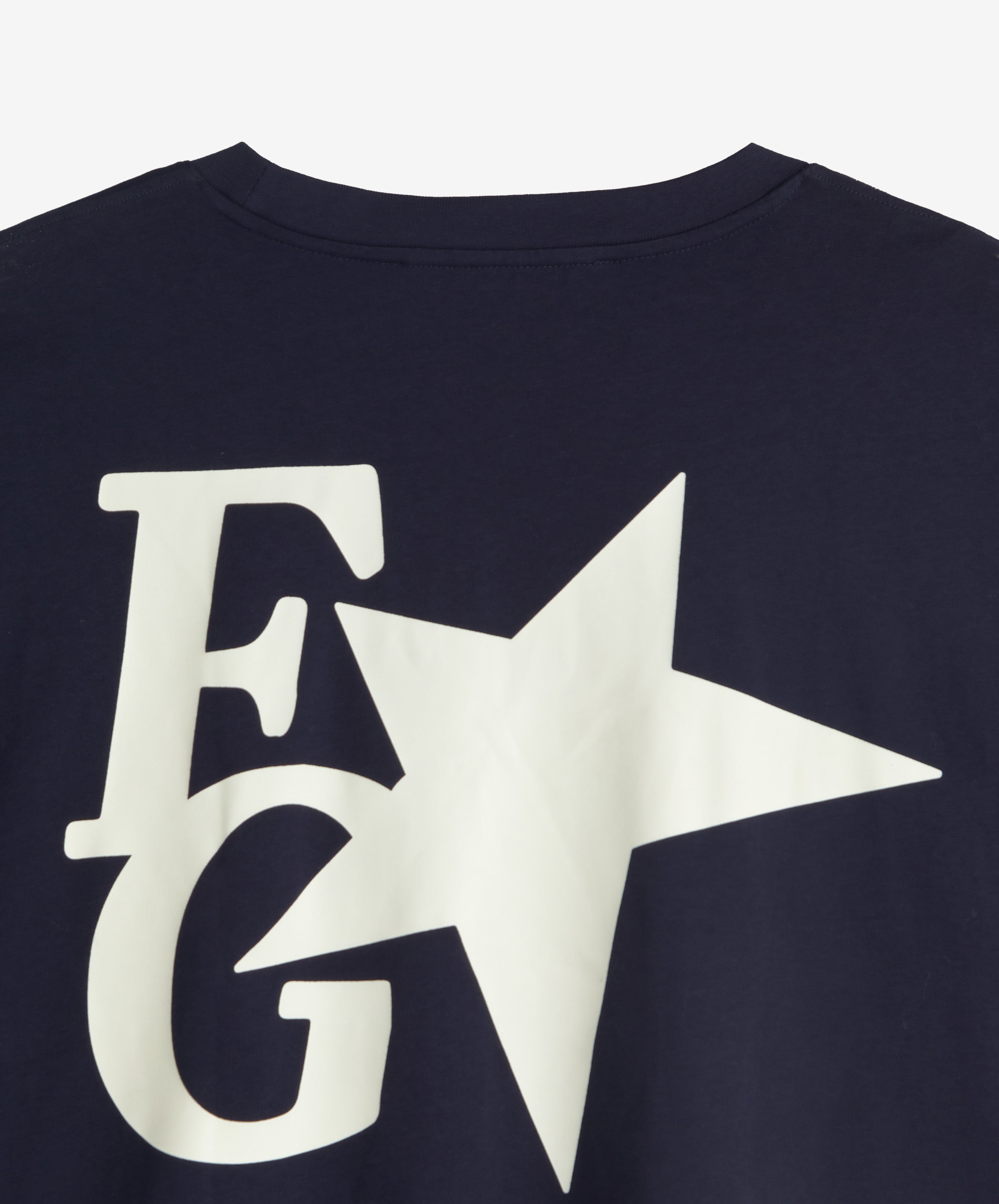 Star Boxy Tee Navy