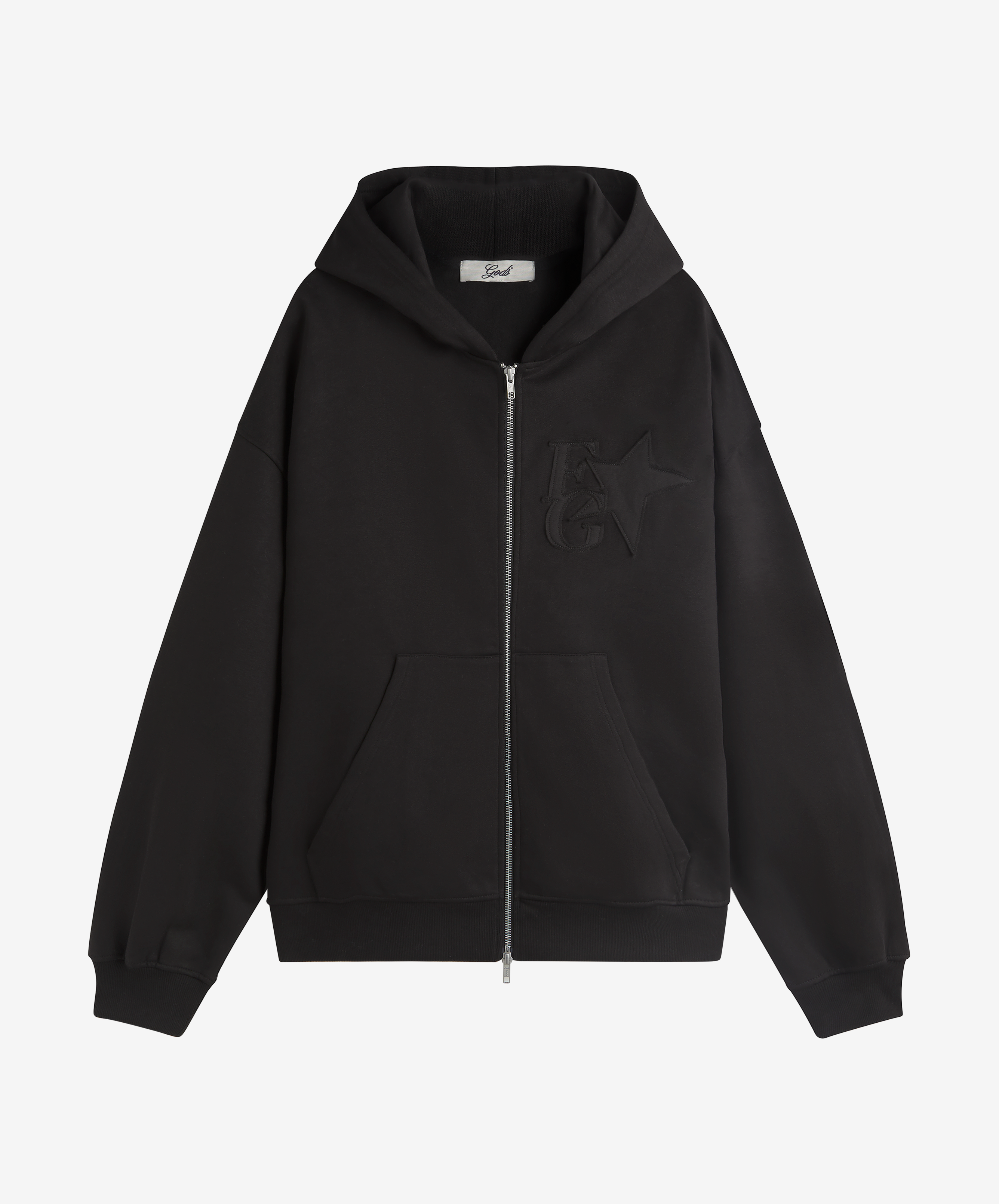 Star Zipper Black