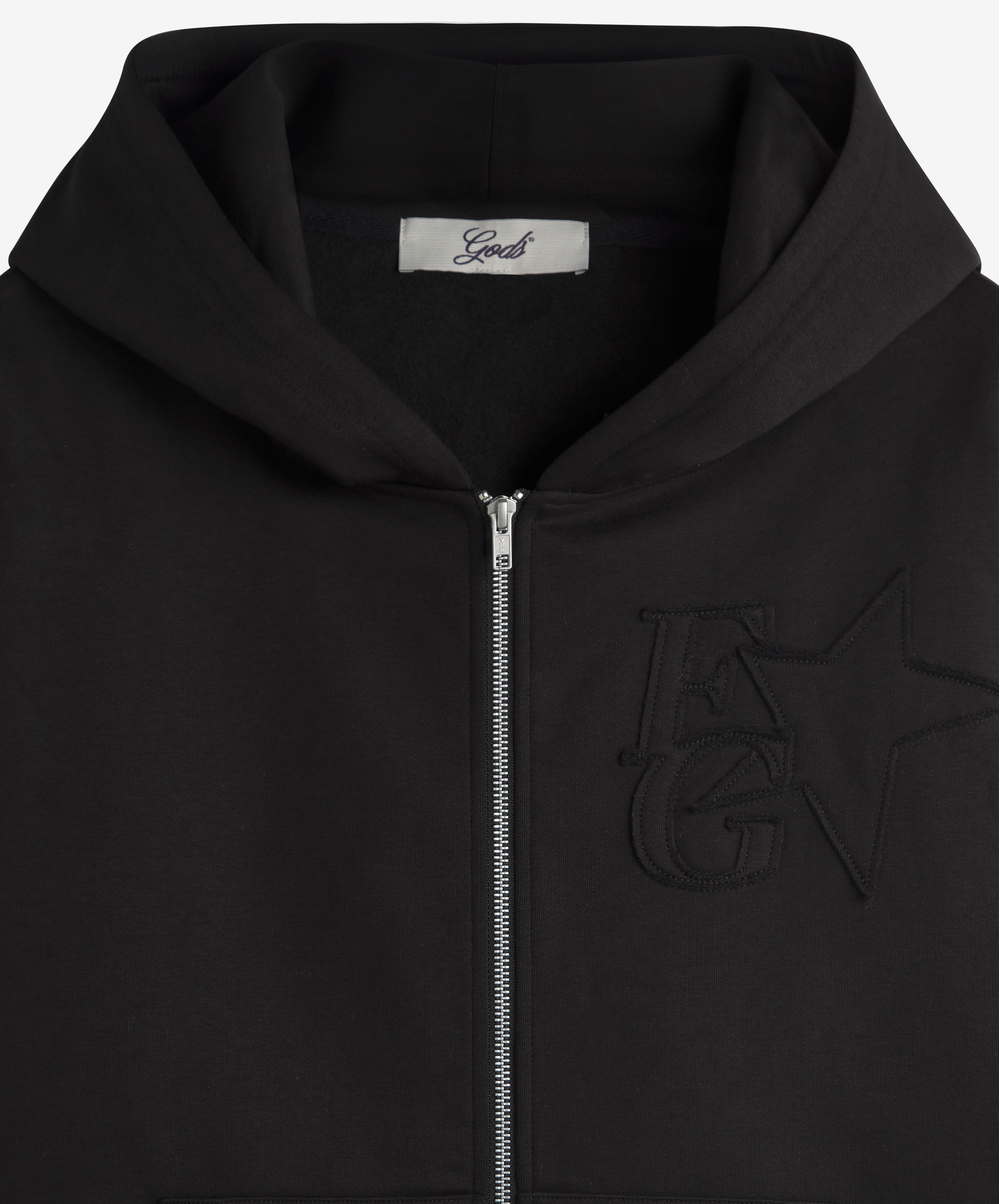 Star Zipper Black