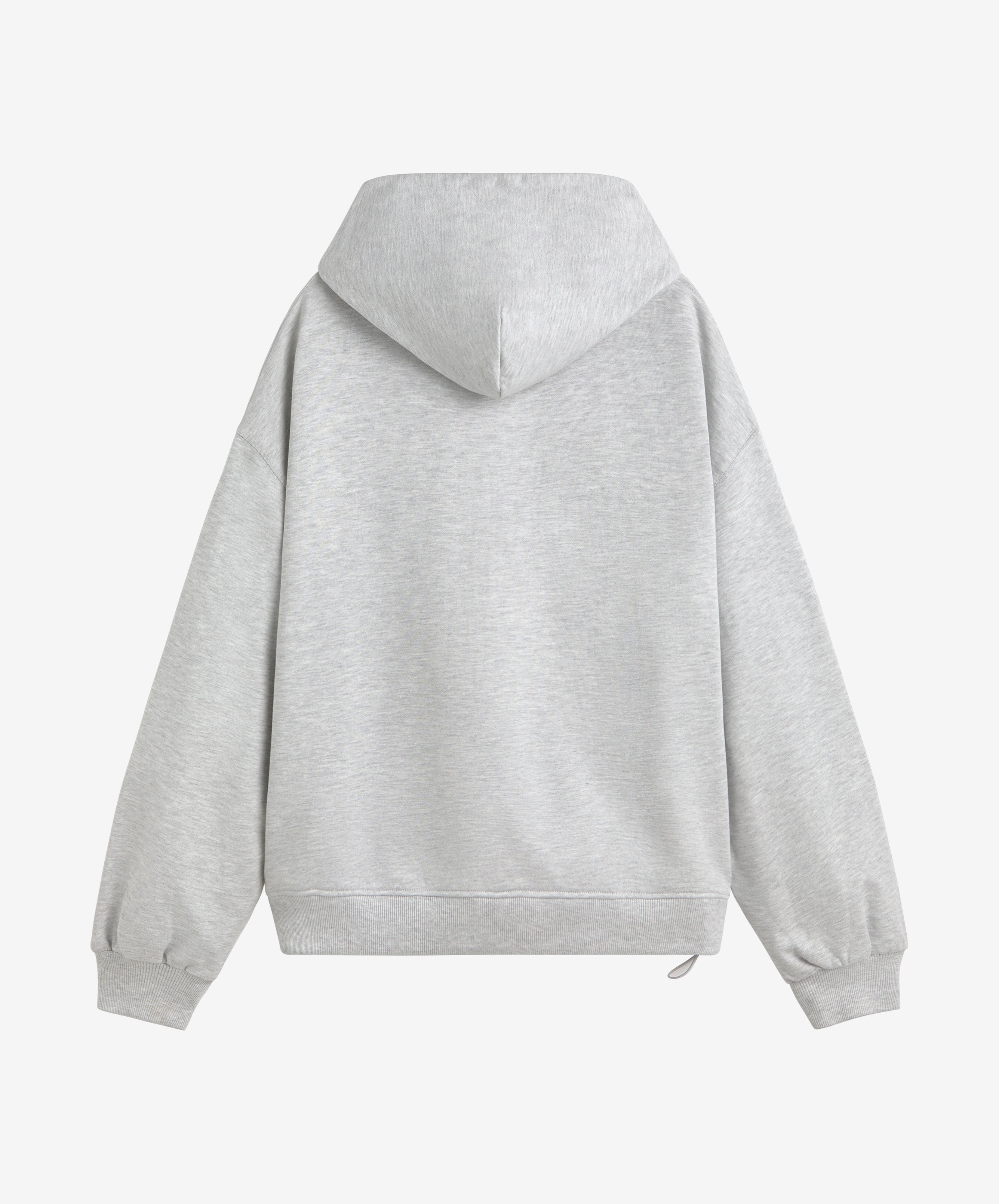 Godsbrand Cropped Hoodie Gray Melange