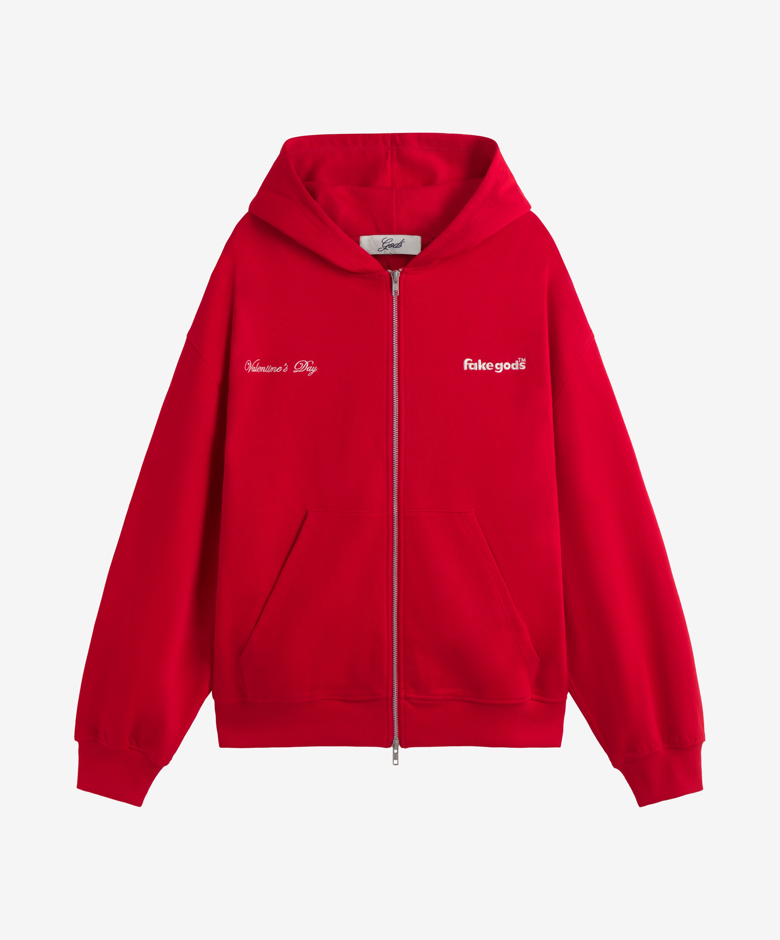 I Love You Zipper Red