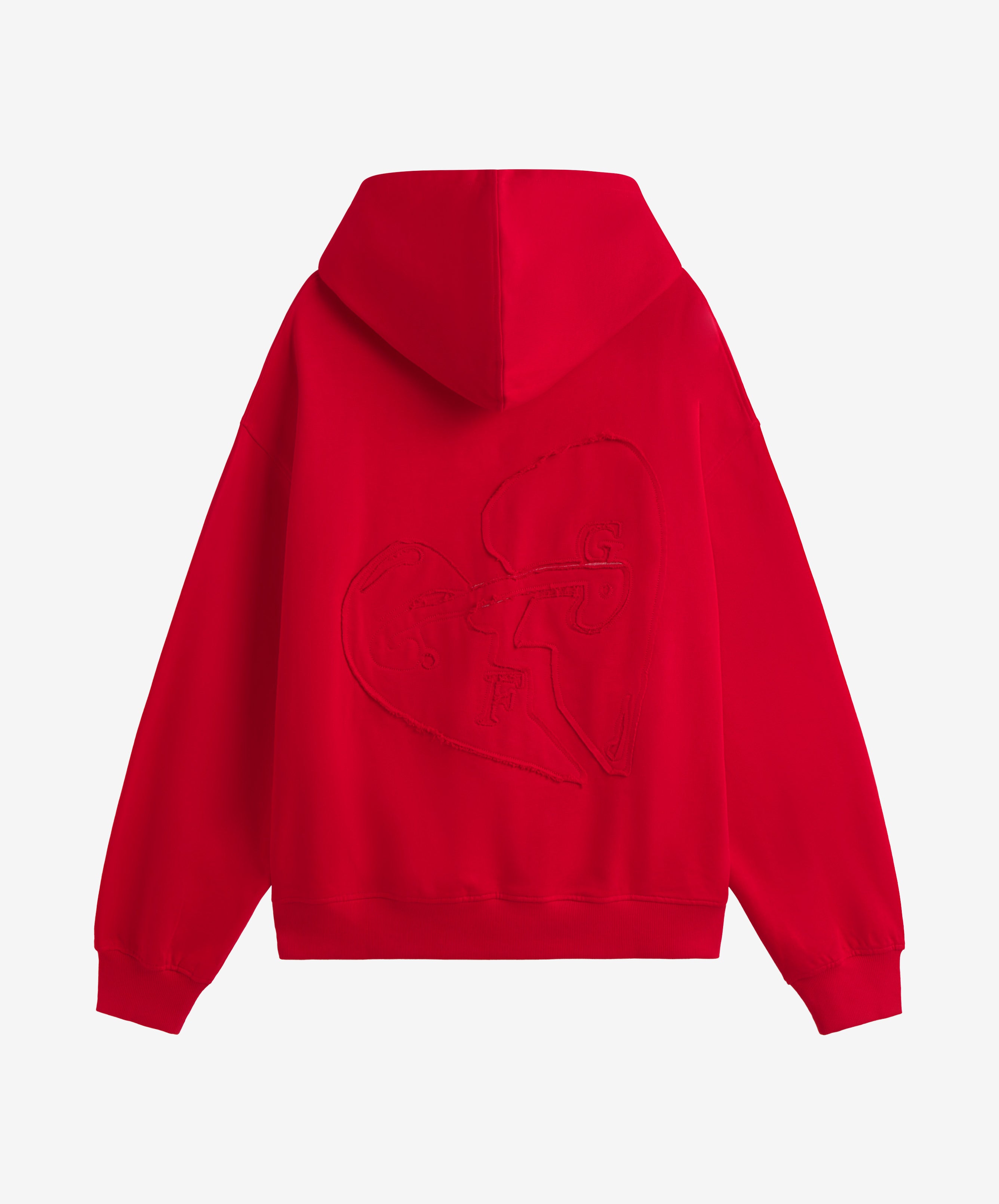 I Love You Zipper Red