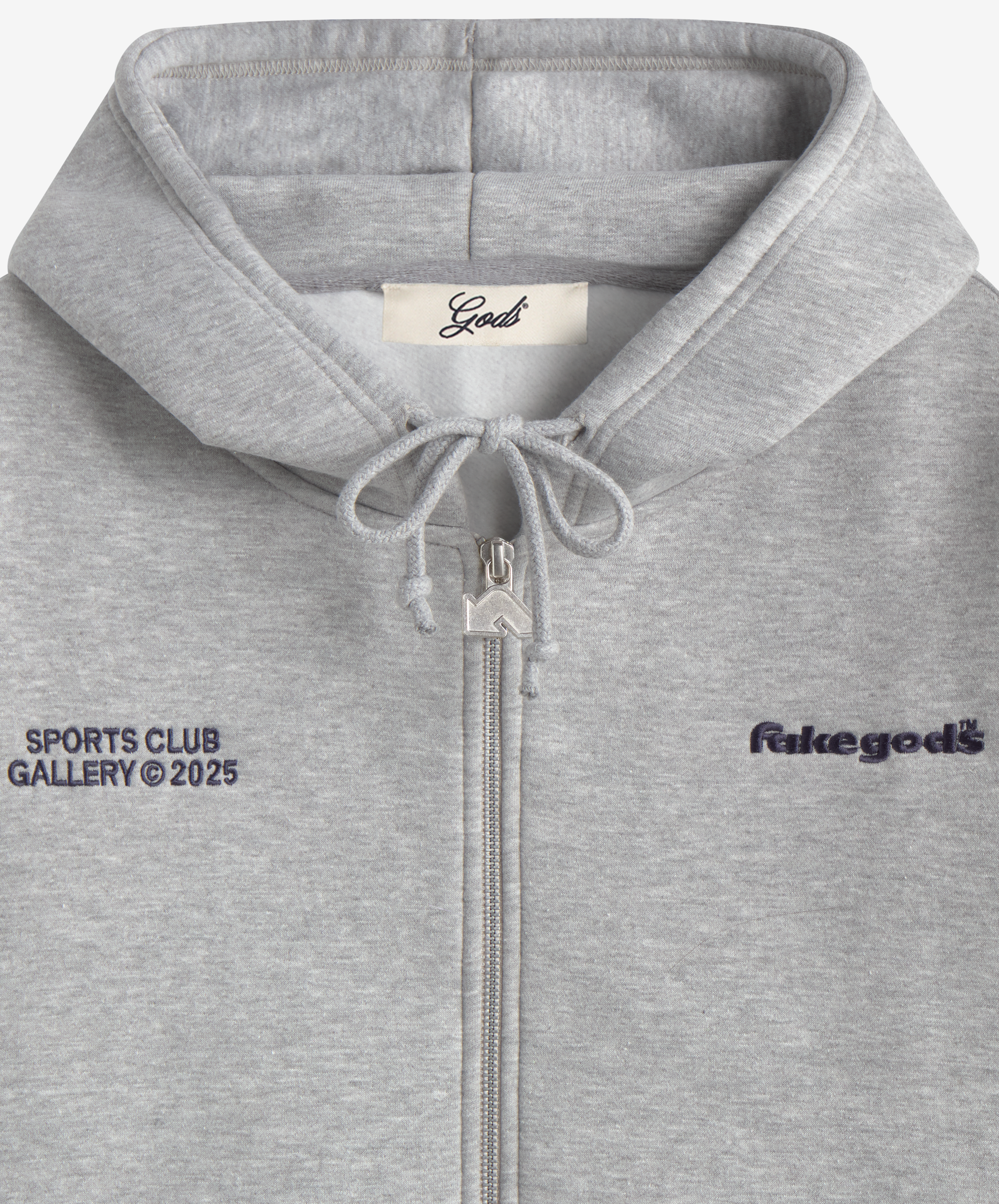 Sports Club Gallery Zipper Grey Melange