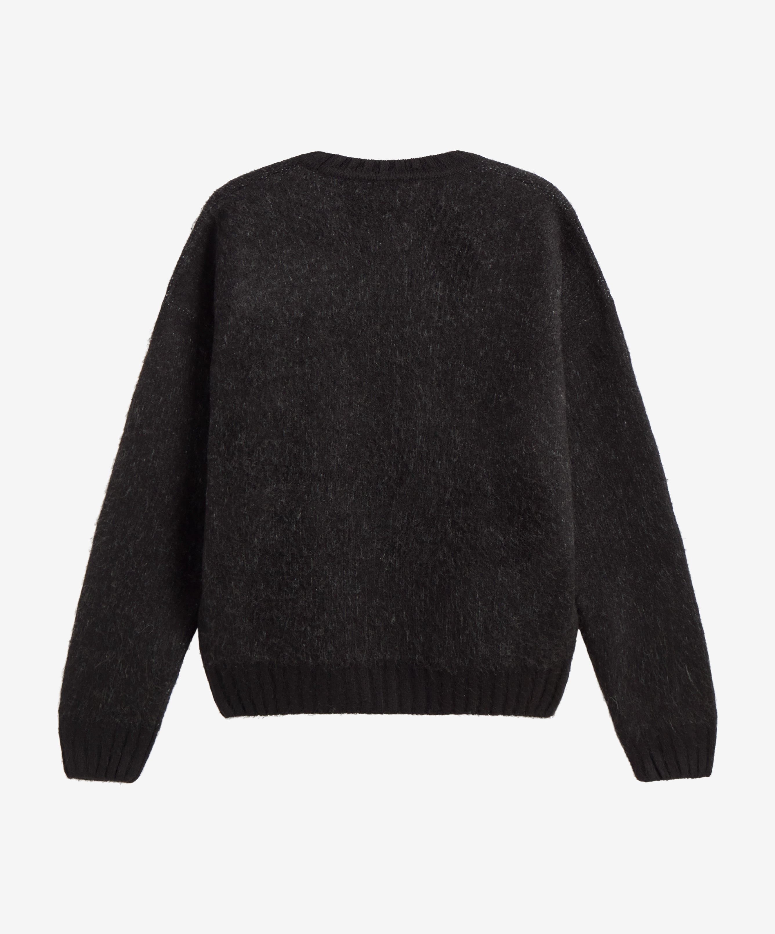 Billiard Knitted Mohair Sweater Black