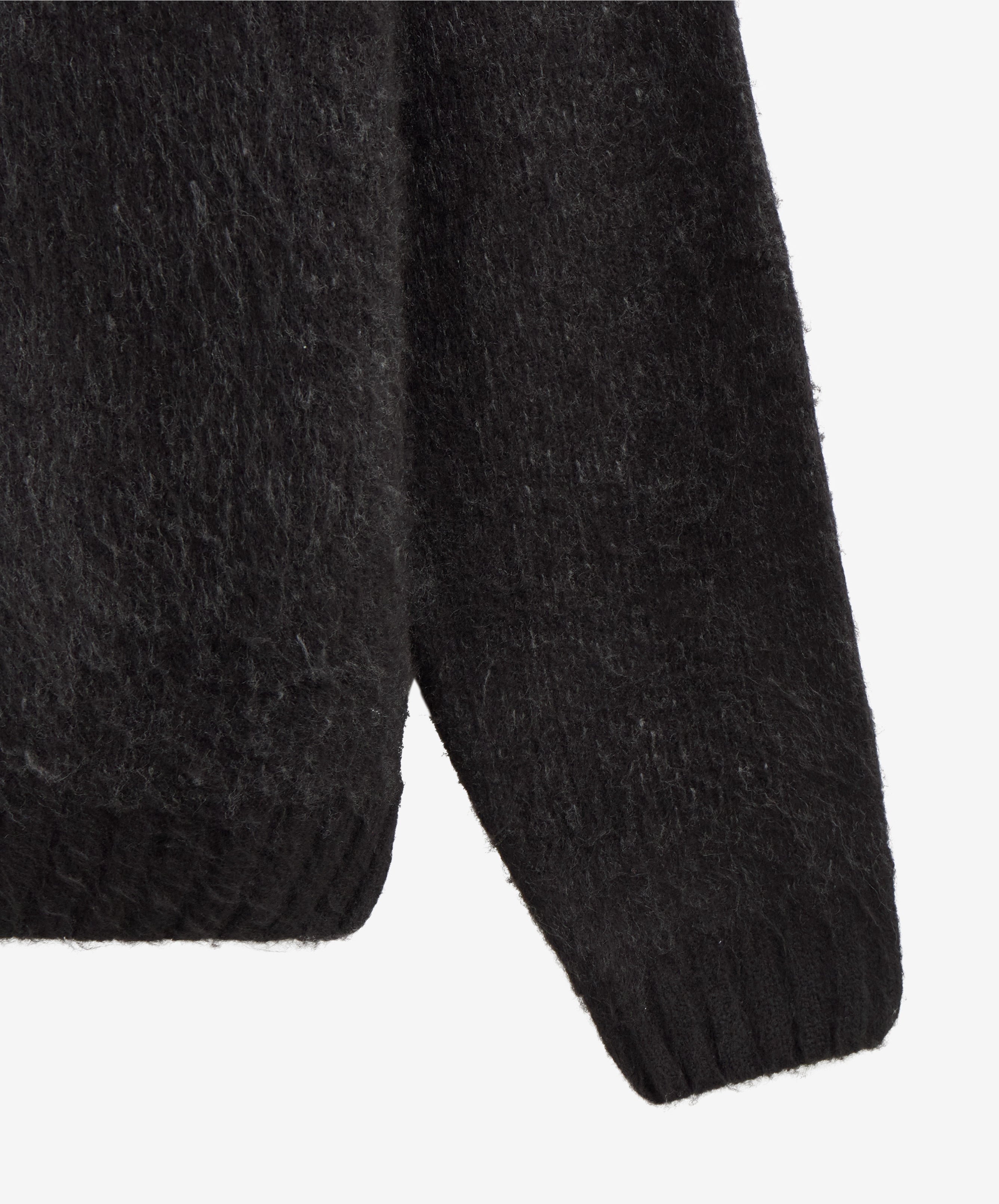 Billiard Knitted Mohair Sweater Black