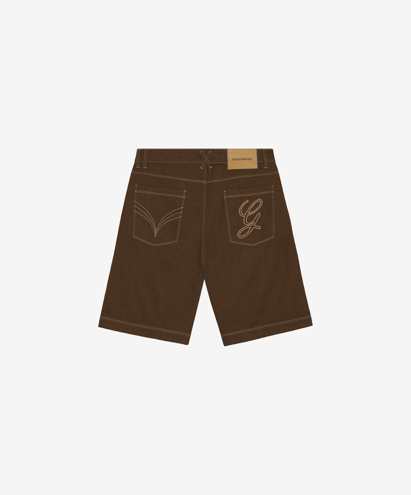 Beany's Jorts Brown
