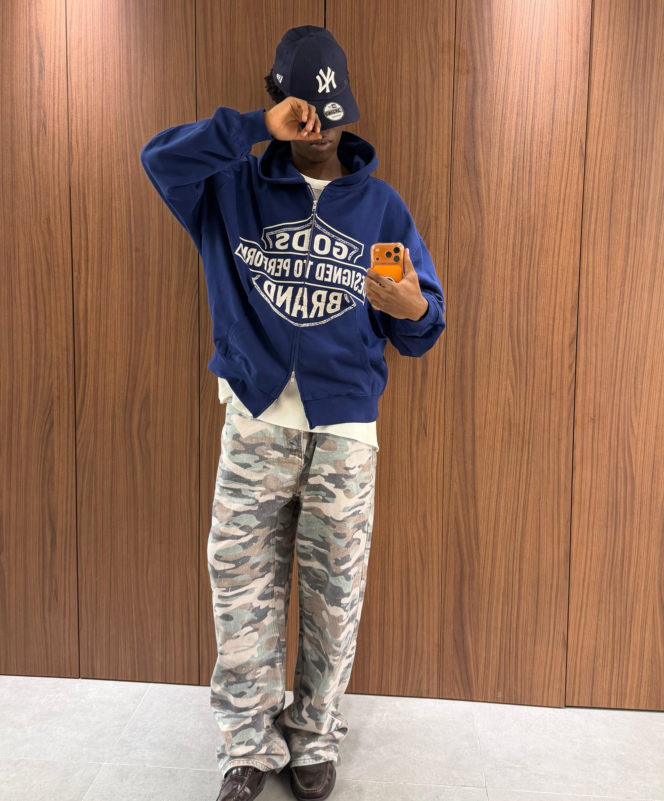 Designed To Perform Zipper Navy