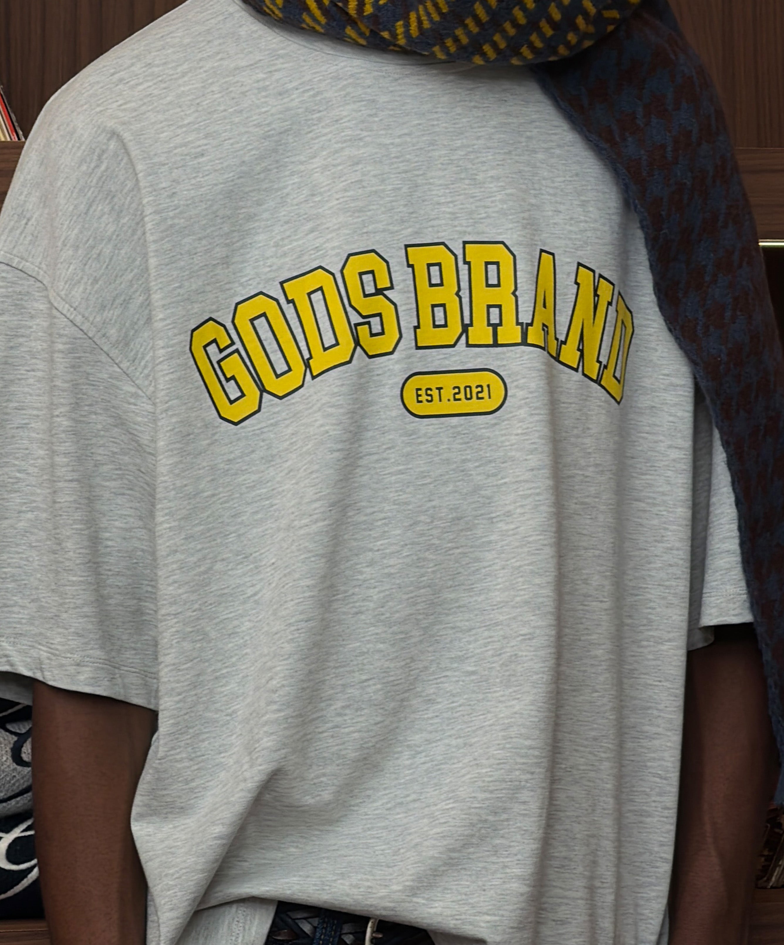 Godsbrand Boxy Tee Light Grey