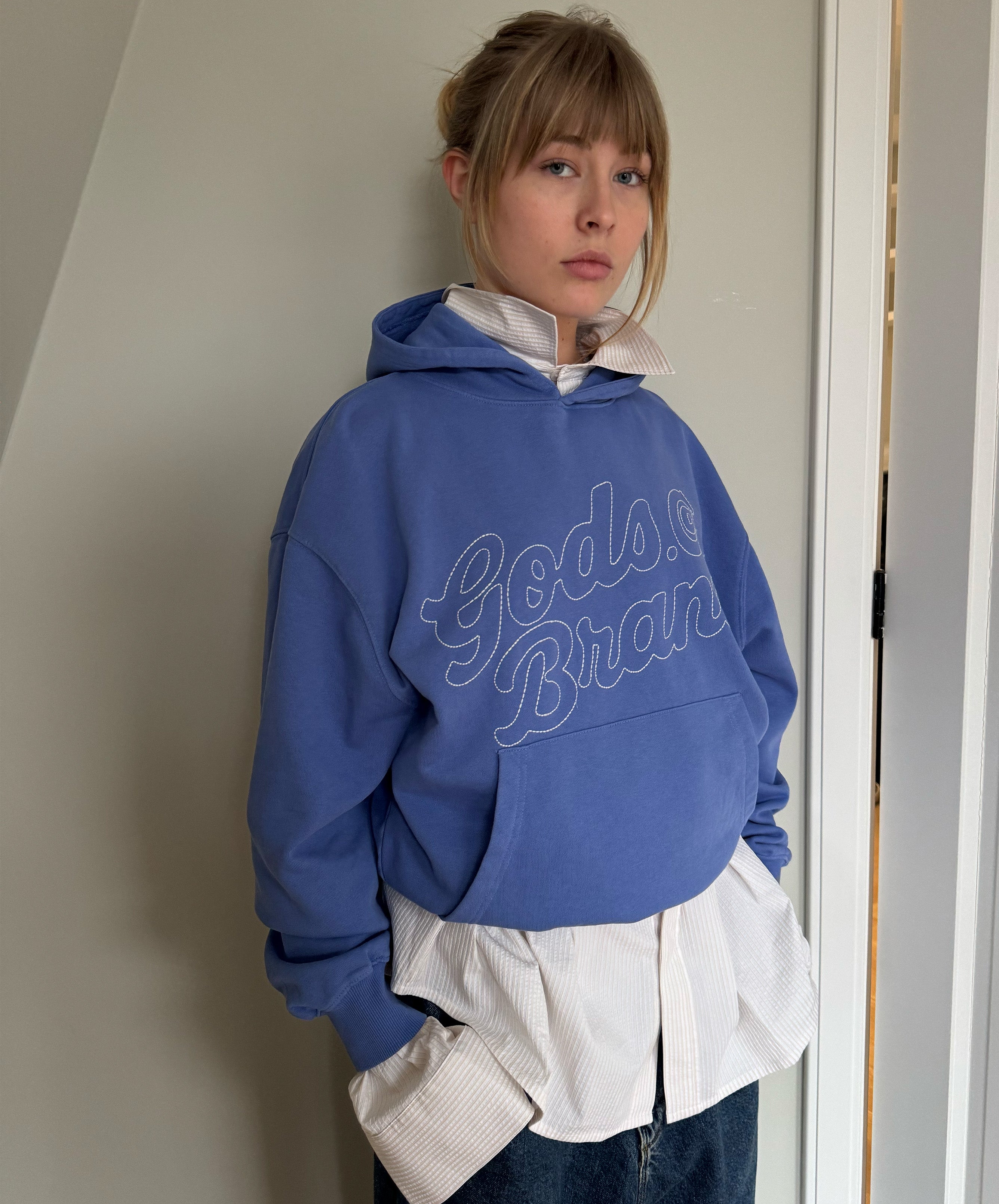True Love Hoodie Blue