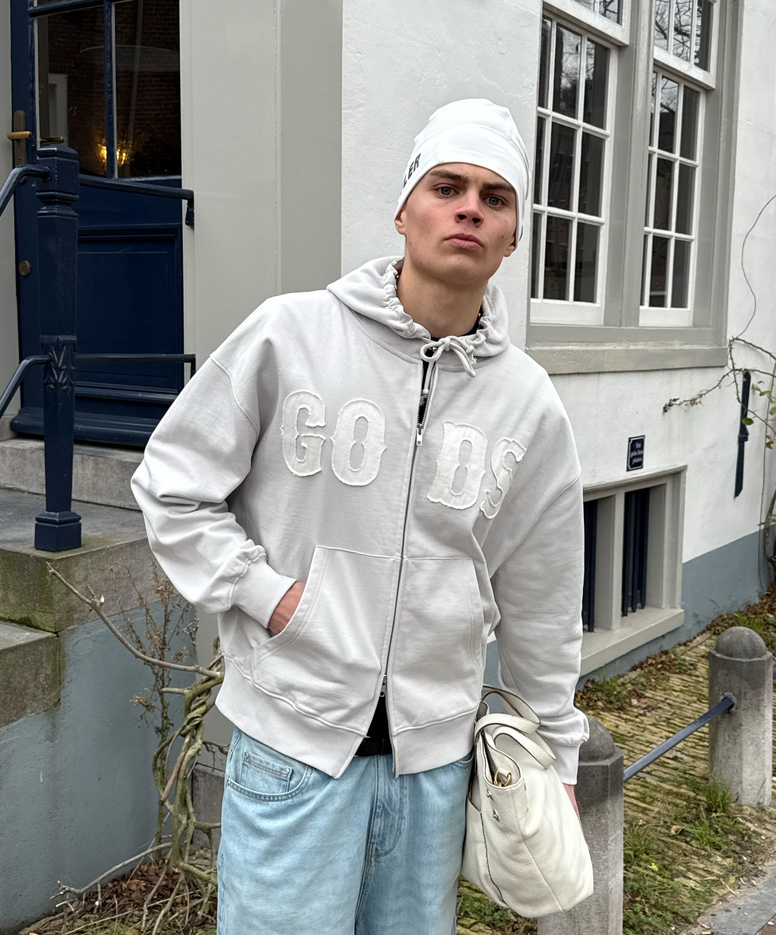 Gods Zipper Light Grey