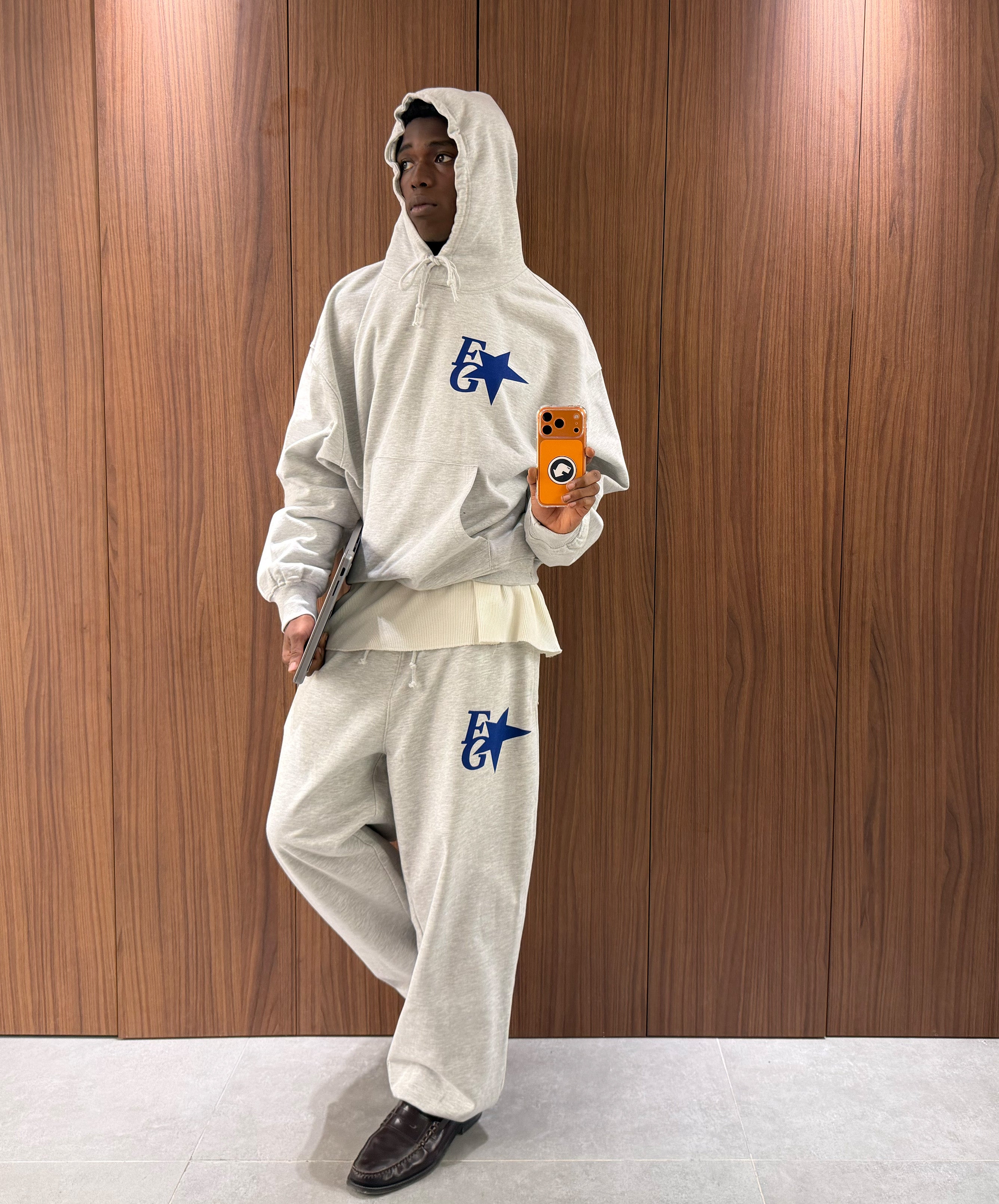 A New Star Hoodie Light Grey