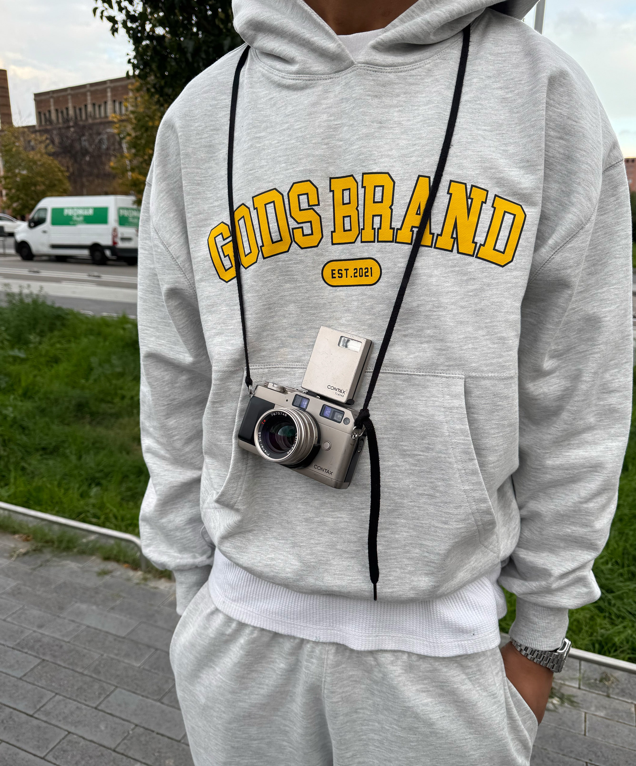 Godsbrand Joggers Grey Melange