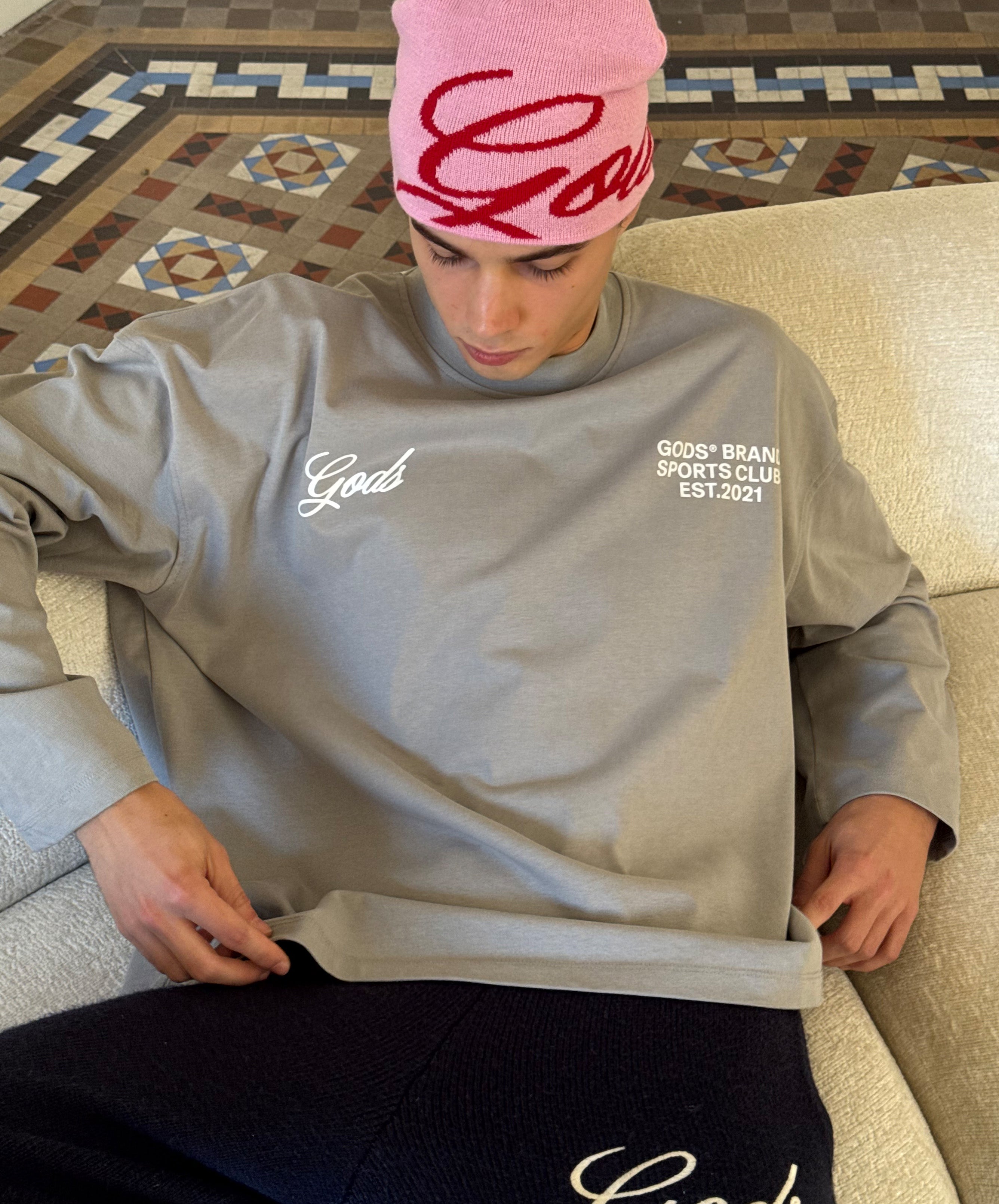 Sports Club Longsleeve Grey