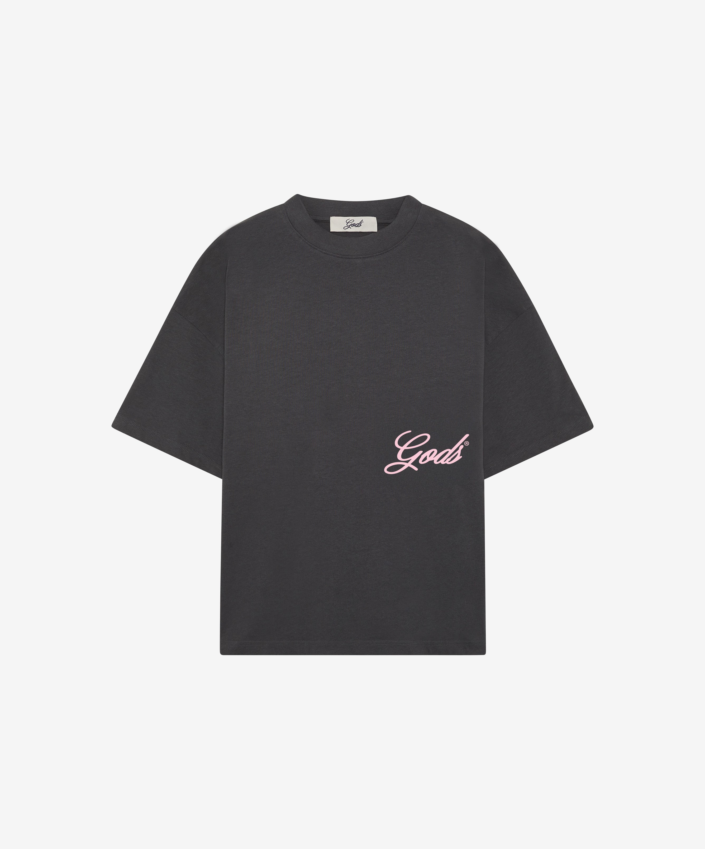 Script Boxy Tee Antracite