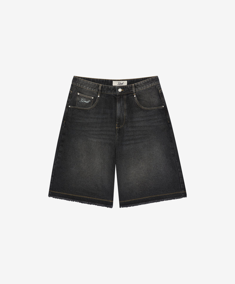Star Denim Jorts Black