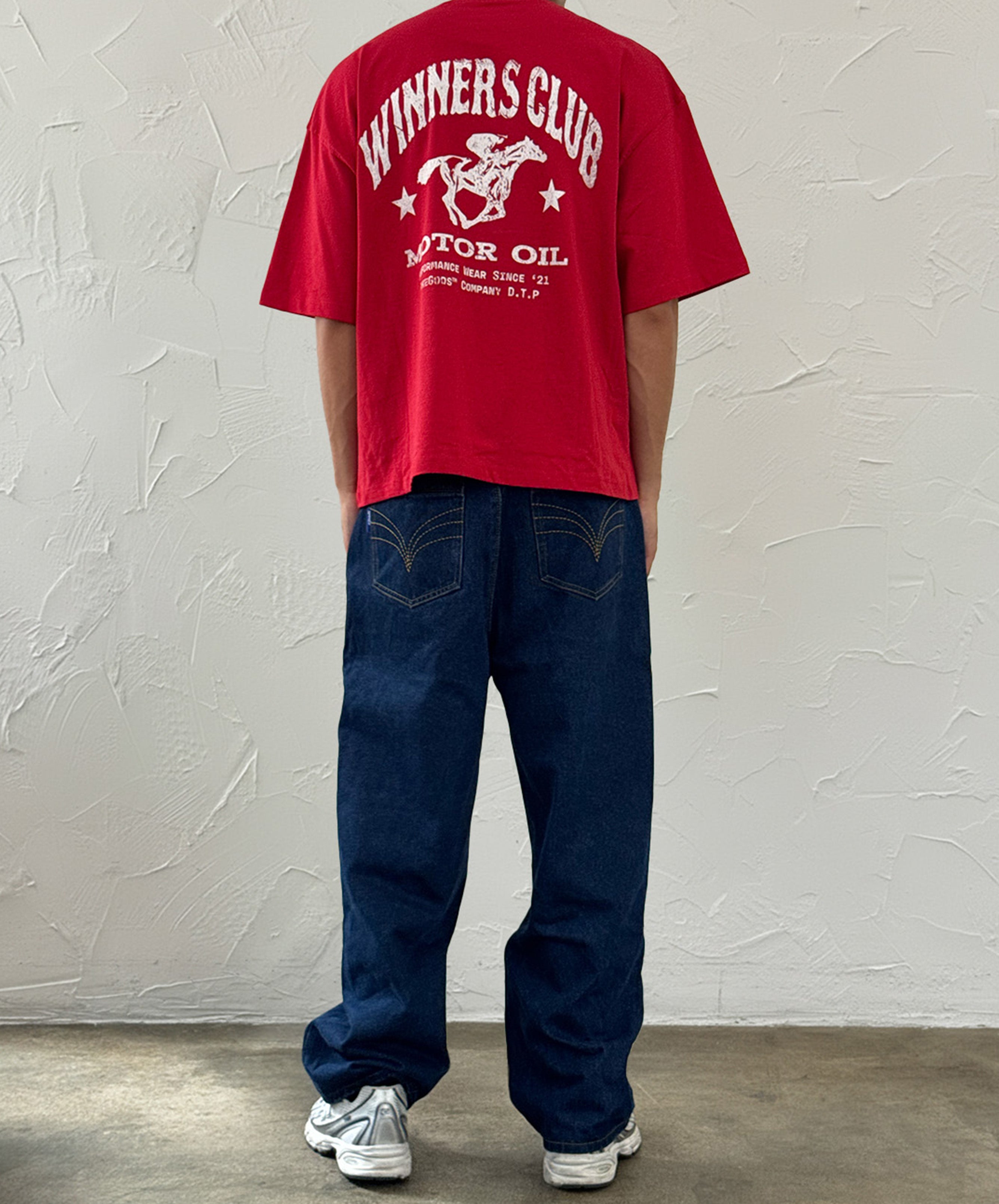 Winners Club Boxy Tee Red