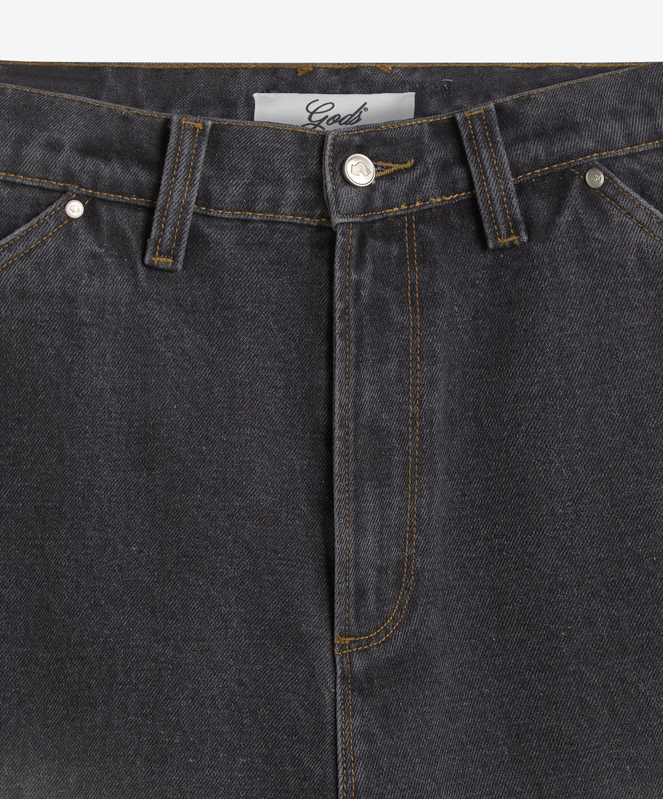 Baggy Denim Jeans Dark Grey