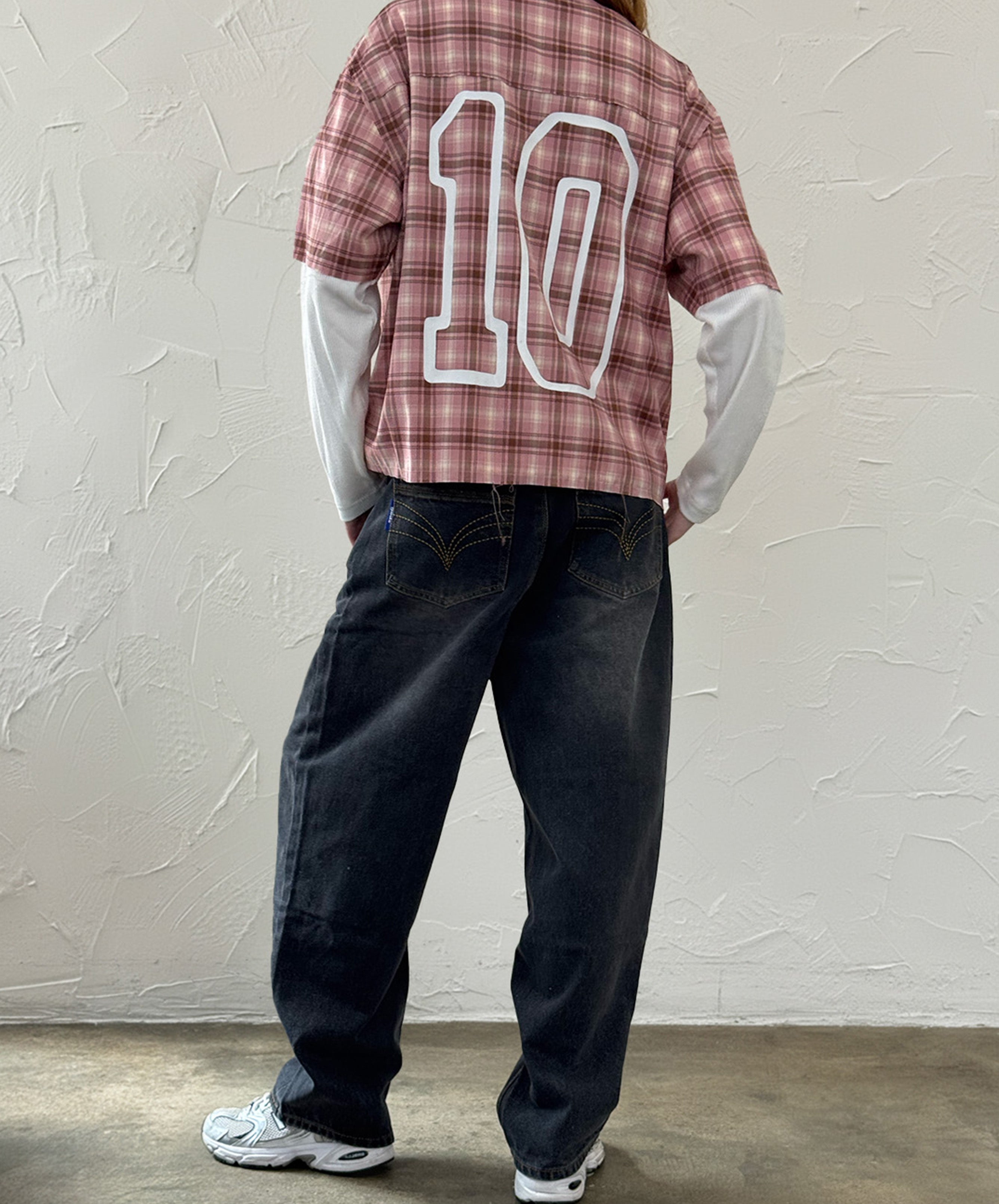 Baggy Denim Jeans Dark Grey