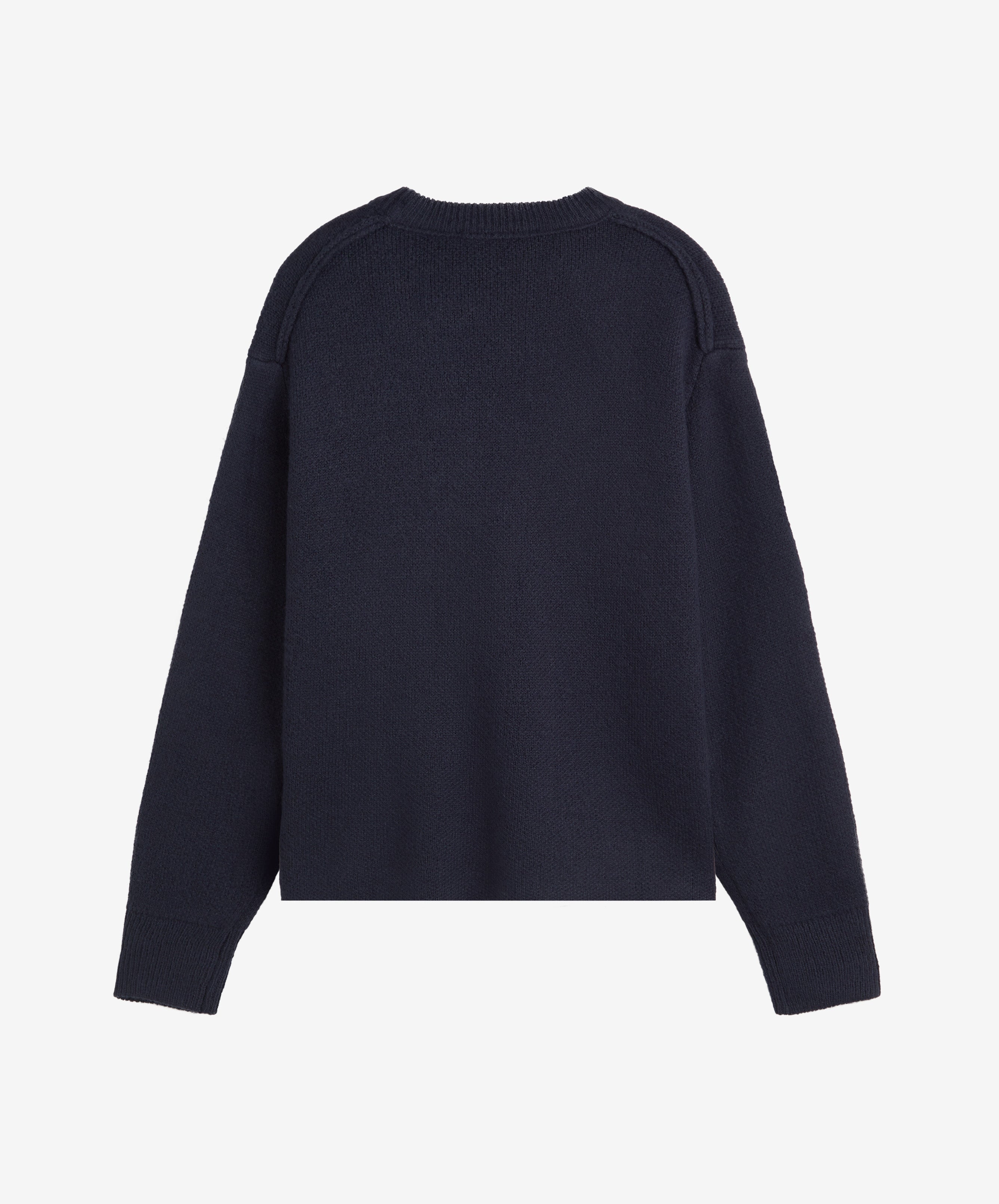 Handwritten Knitted Sweater Navy