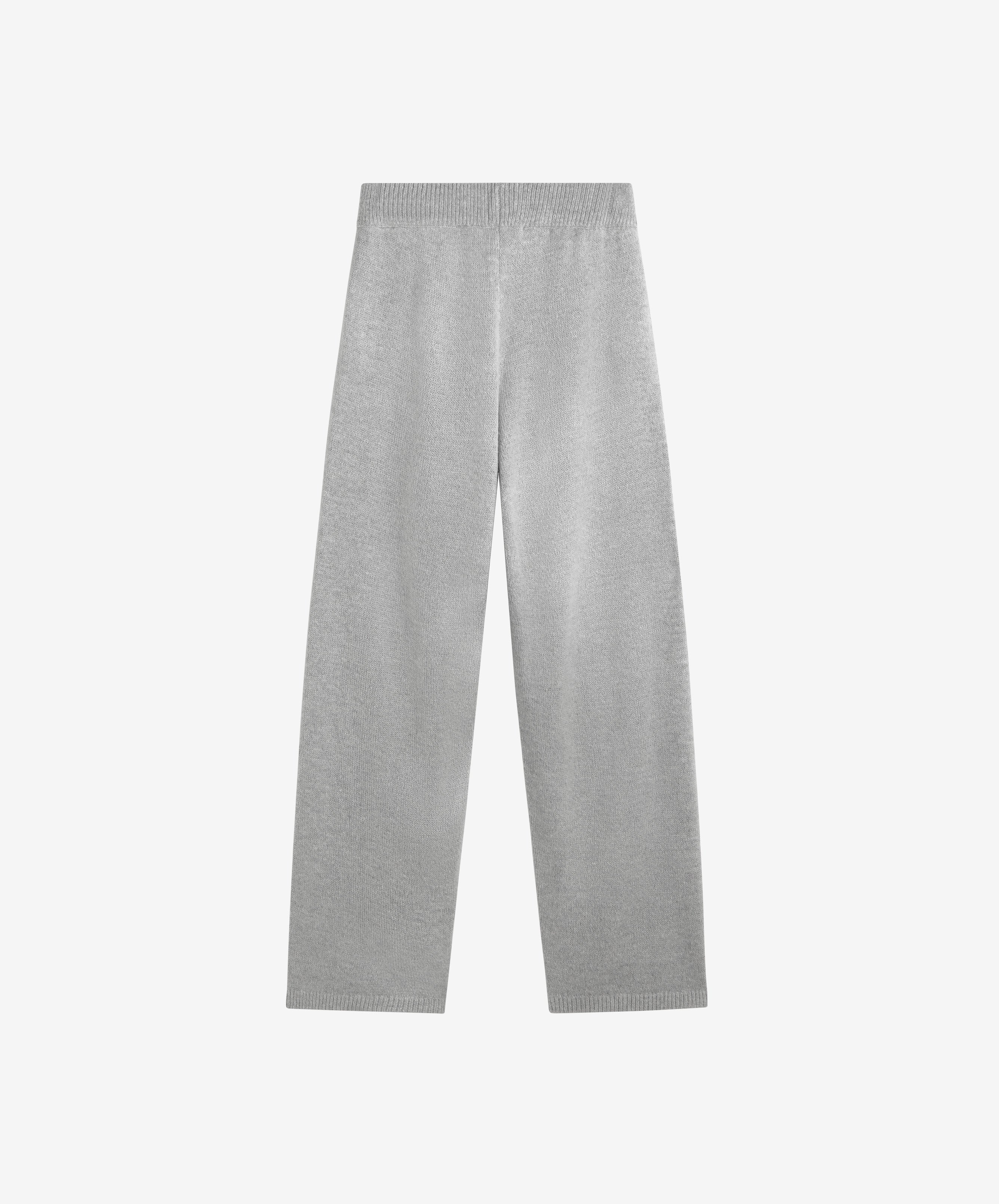Handwritten Knitted Joggers Light Grey