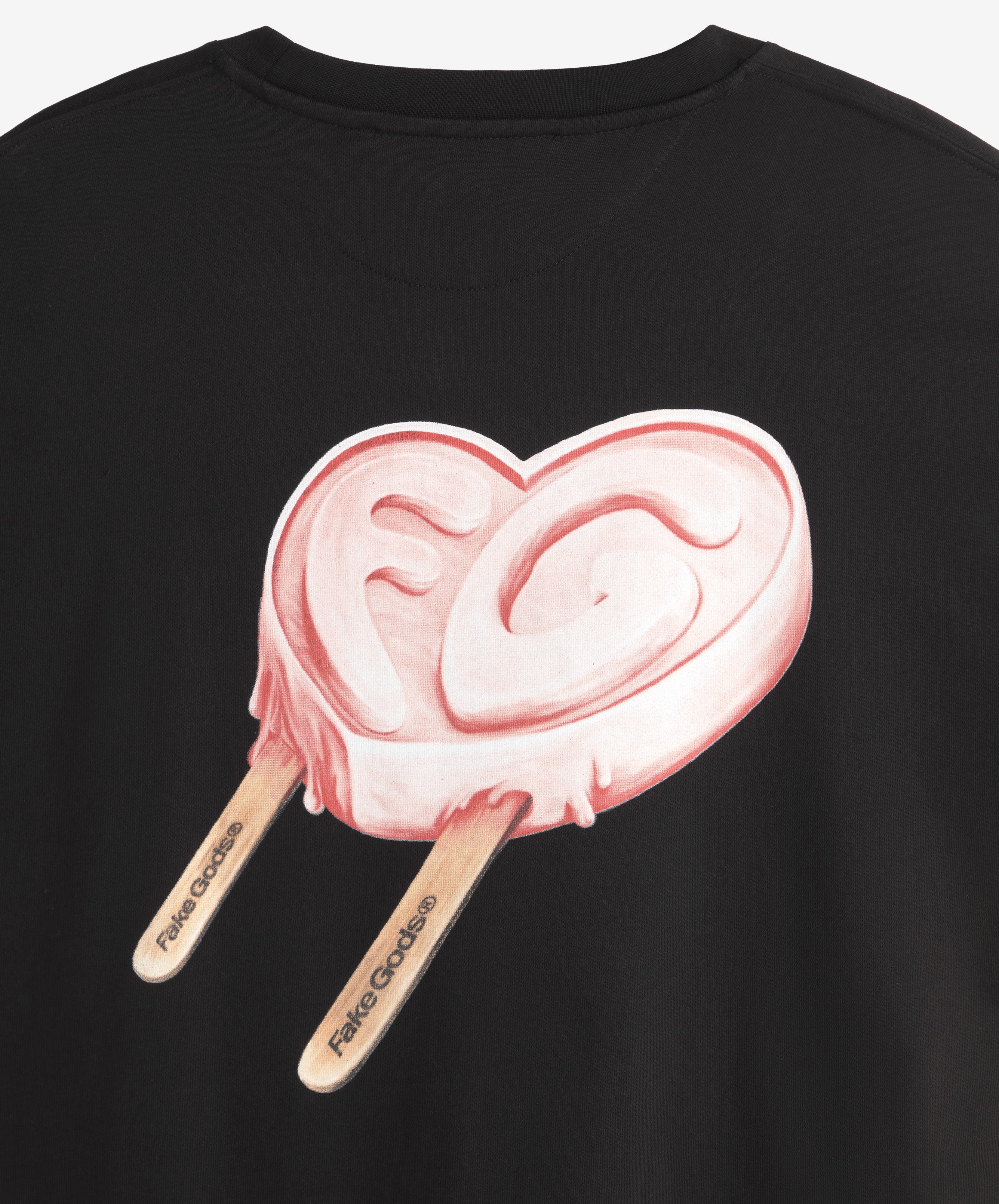 Iced Heart Tee Black