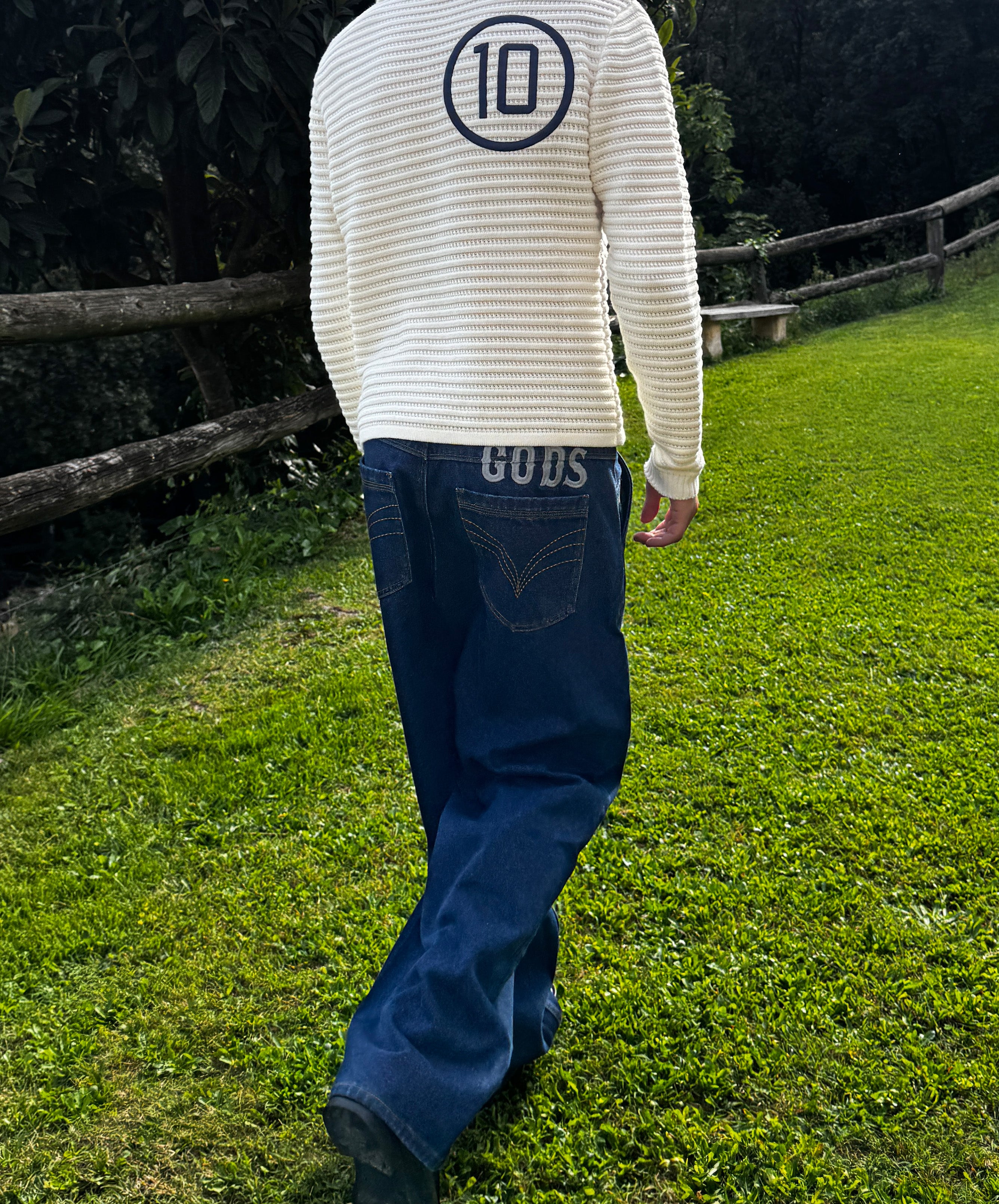 Baggy Denim Jeans Navy