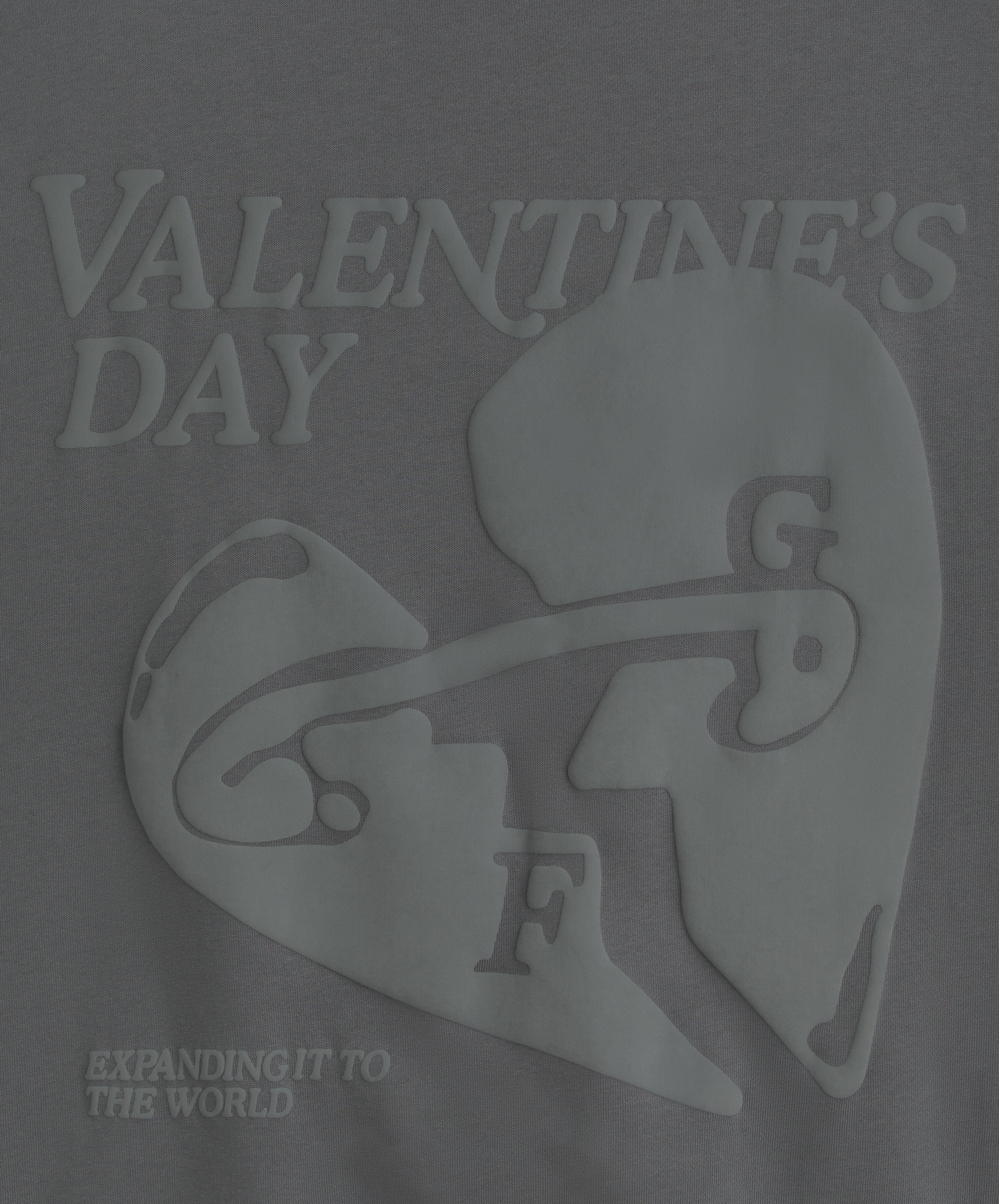 Valentine's Hoodie Dark Grey
