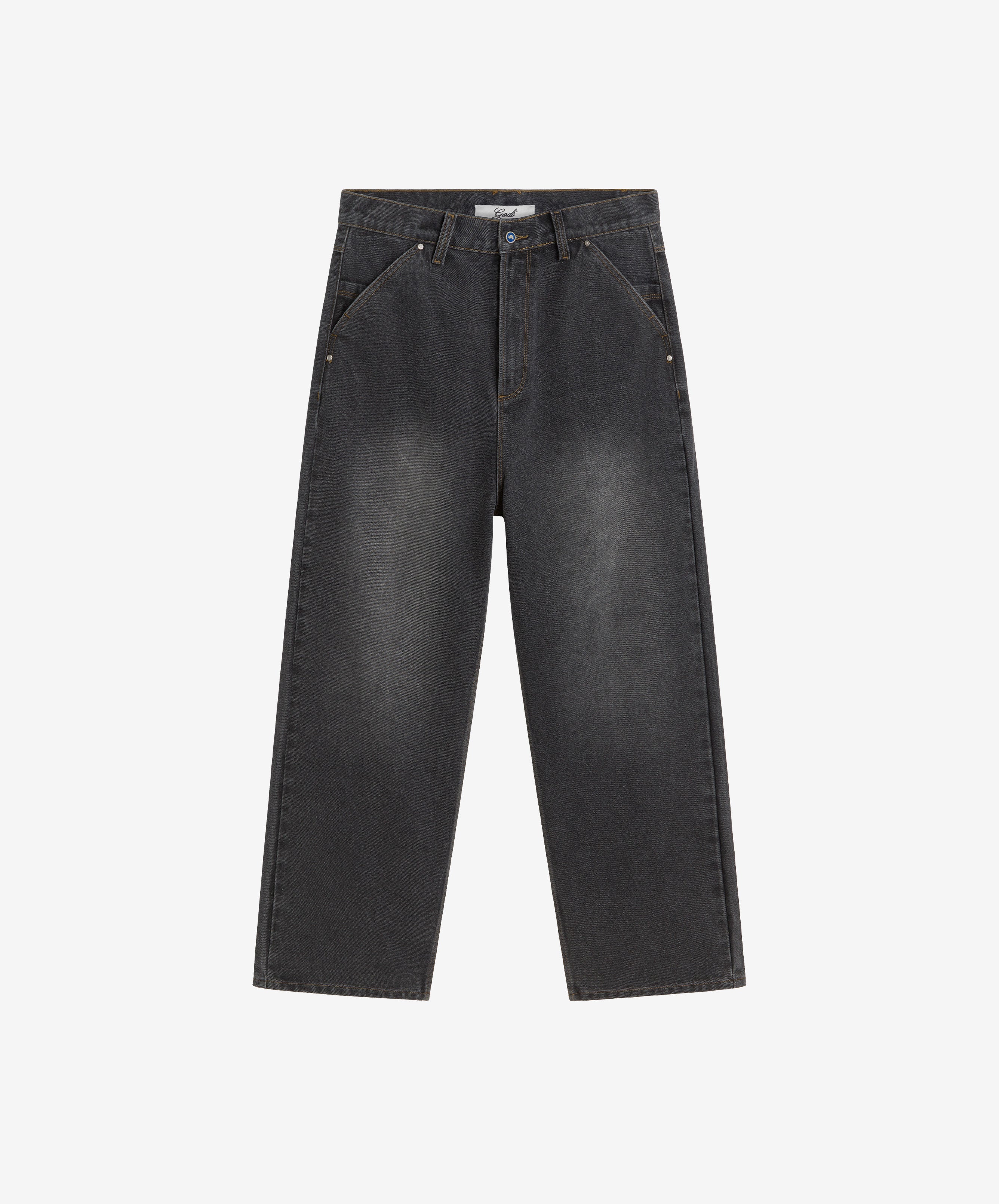 Baggy Denim Jeans Dark Grey