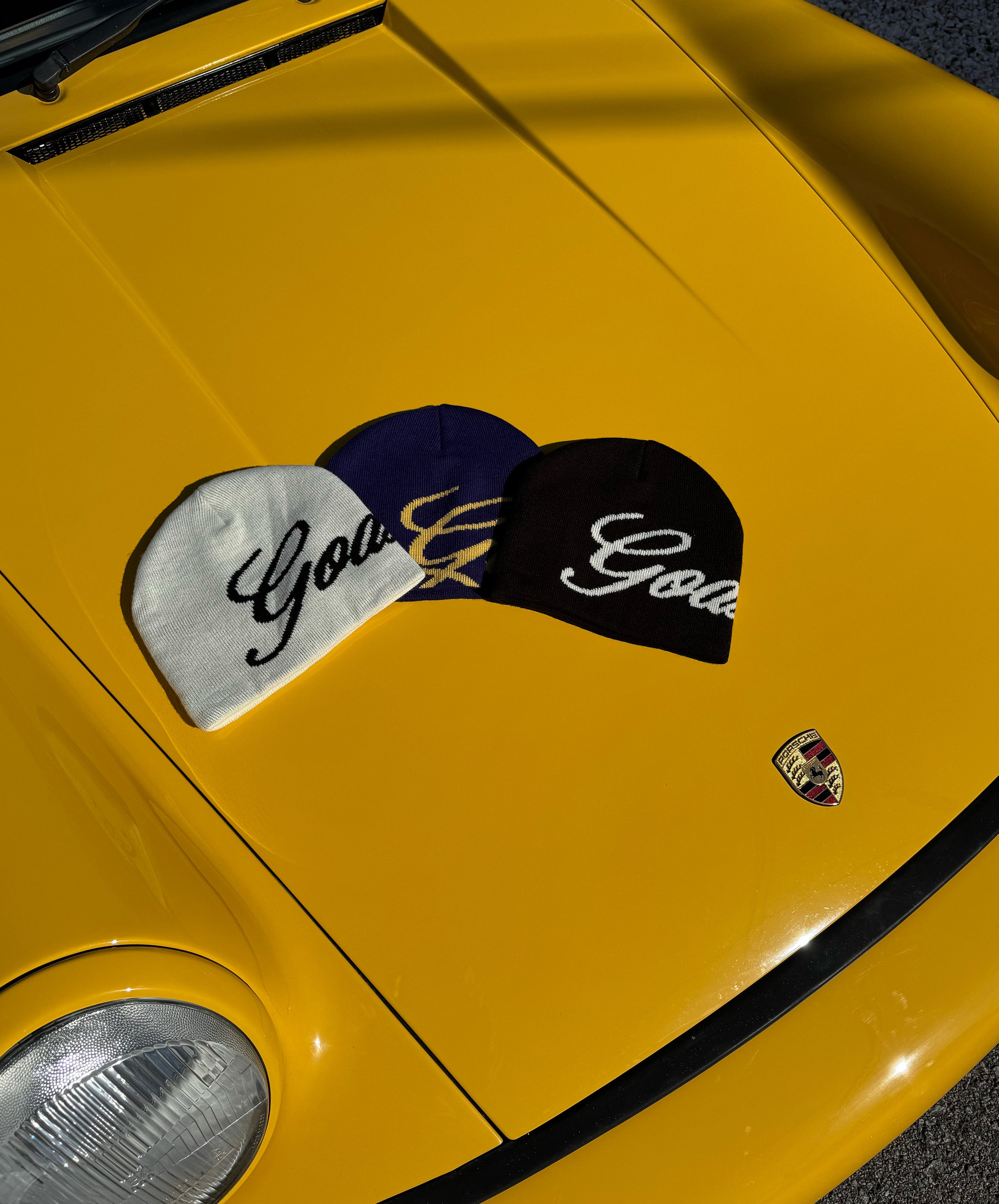 Gods Beanie Black-White