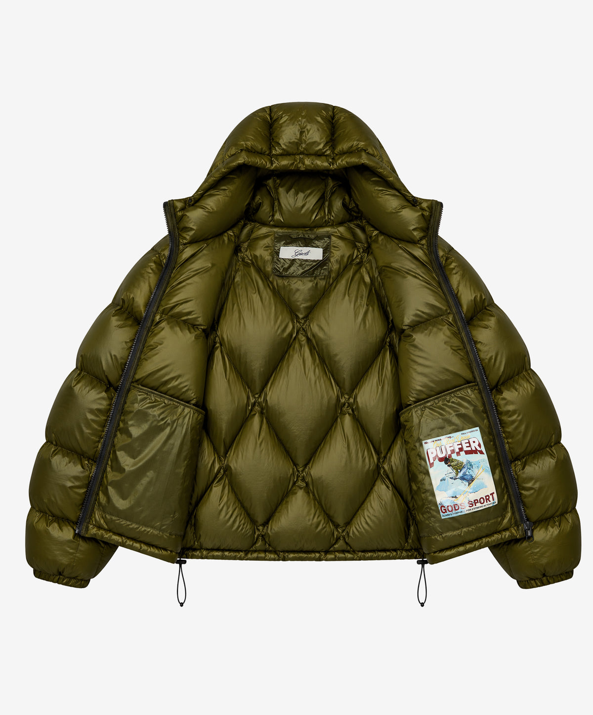 Real Down Puffer Green