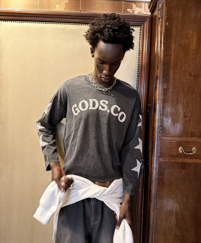 Stars Longsleeve Black