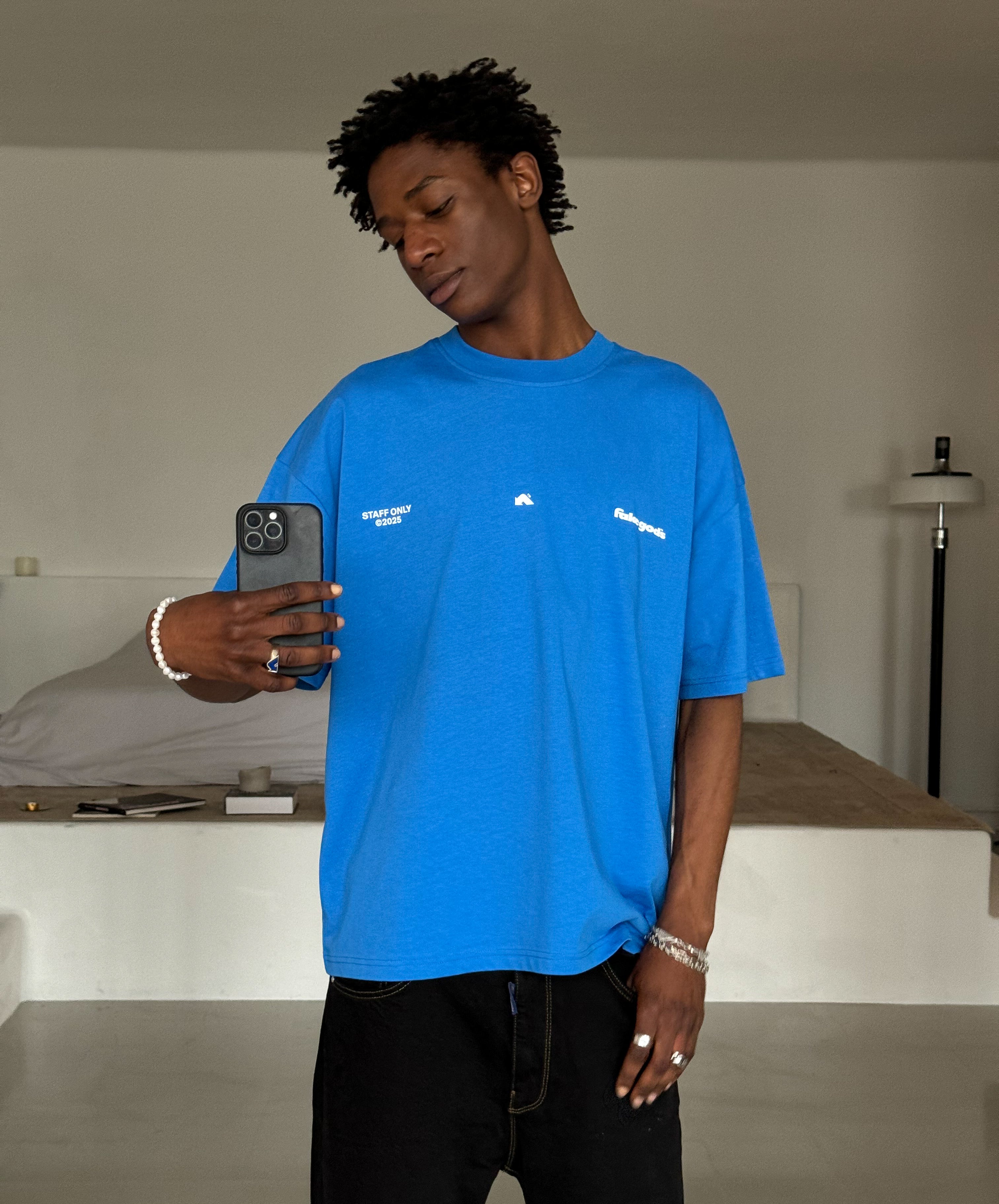 Staff Tee Blue