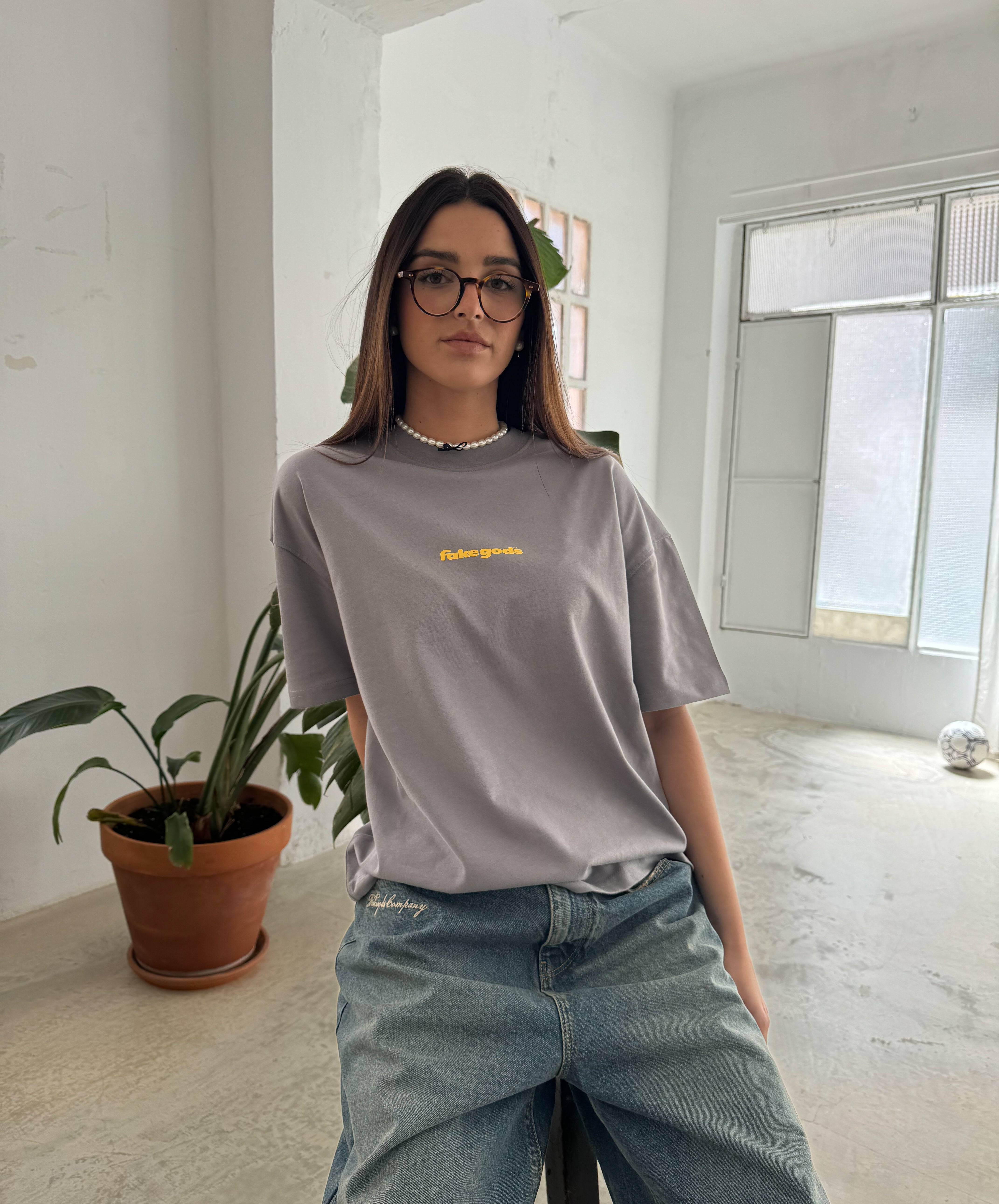 Back To Basics Tee Light Grey