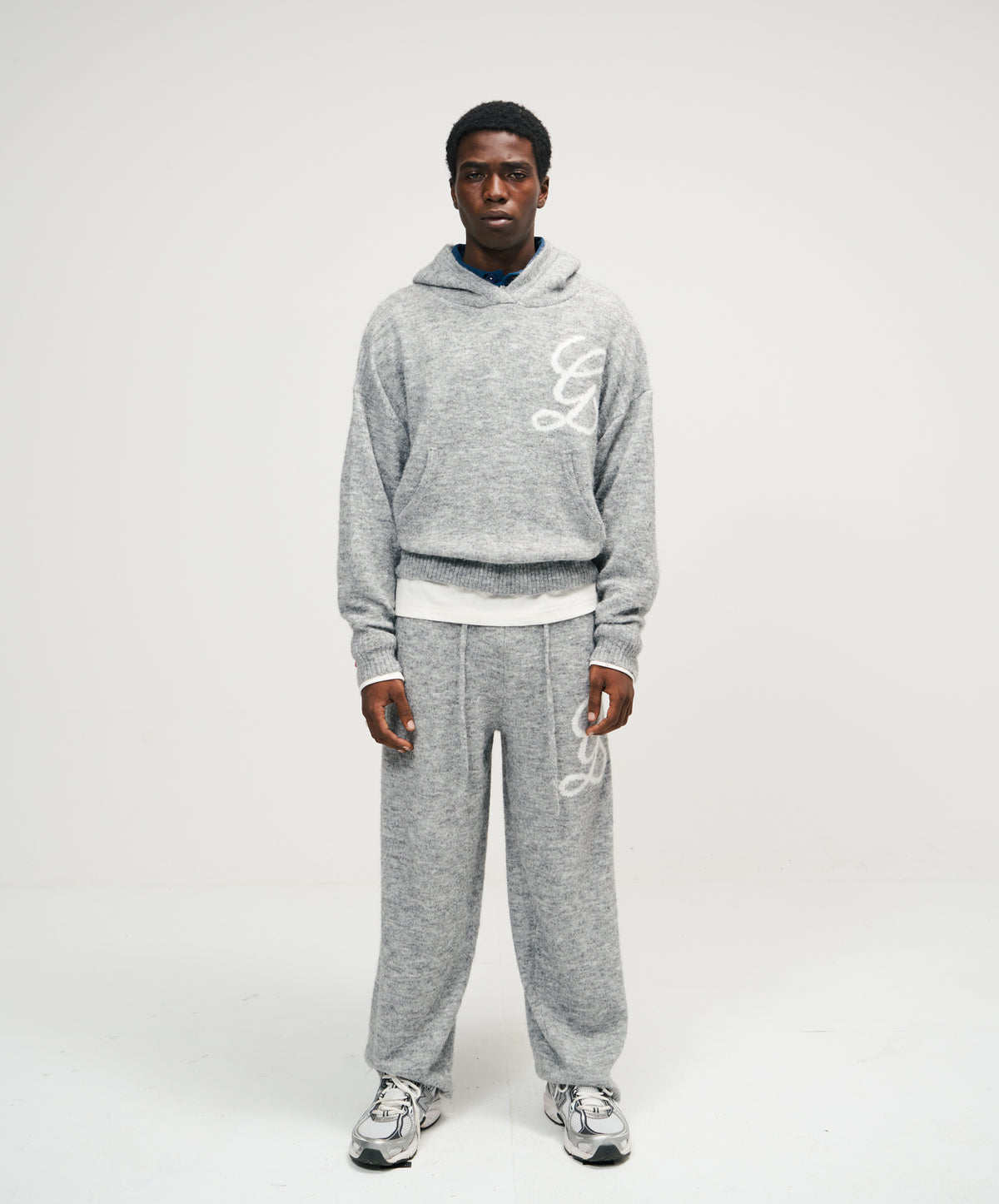Jacquard Knit Grey