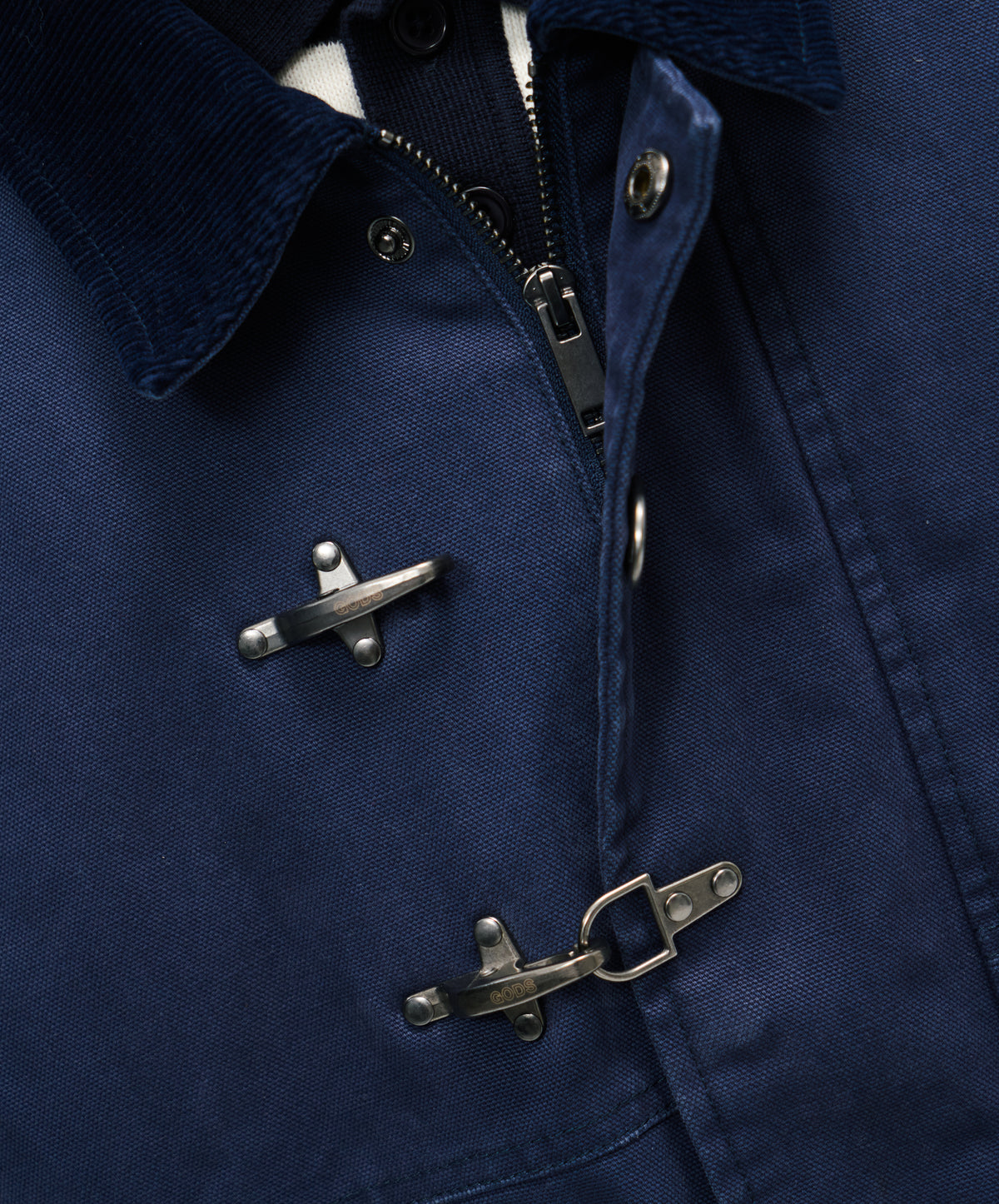 Fireman Clasp Jacket Navy