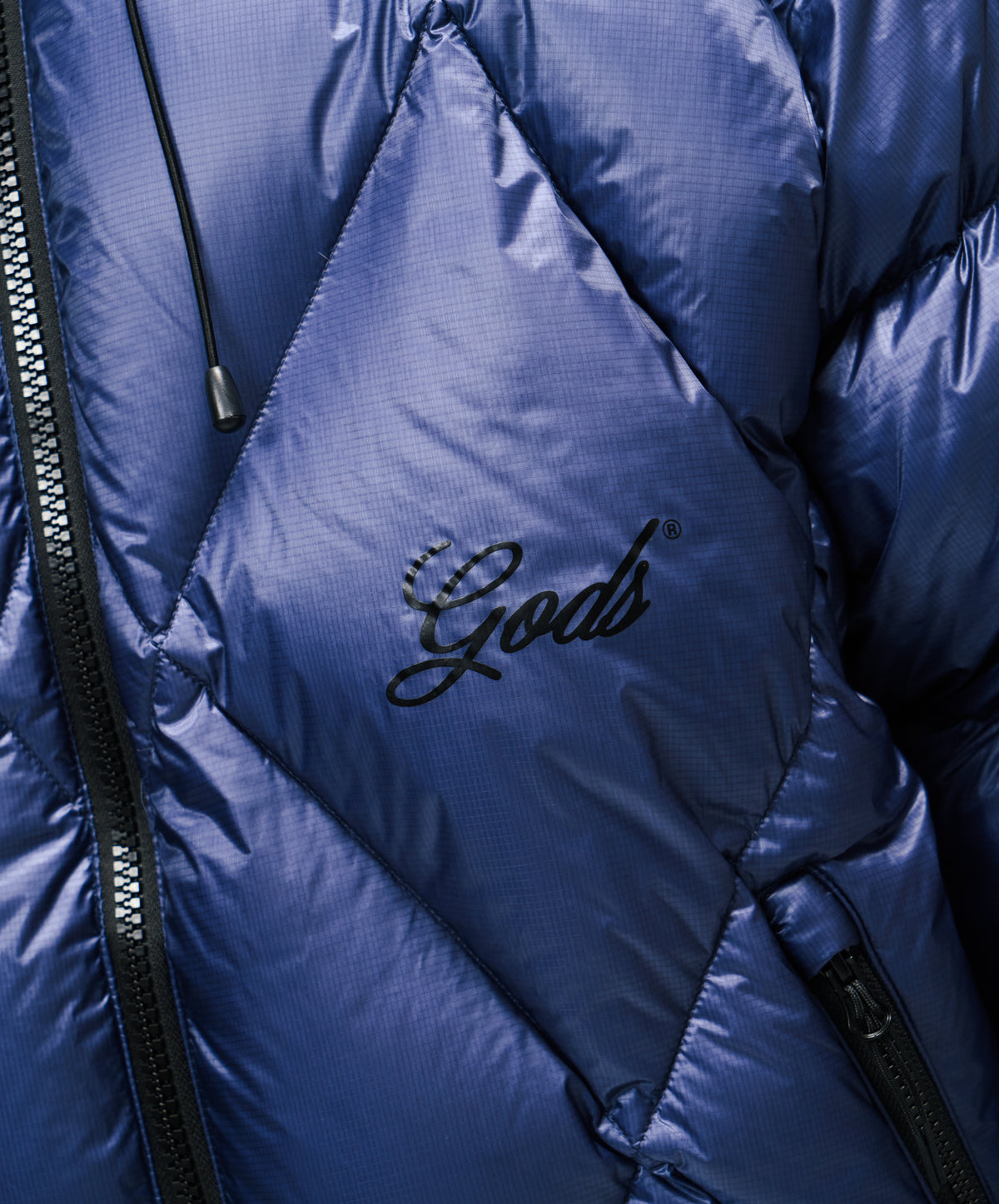 Real Down Puffer Blue