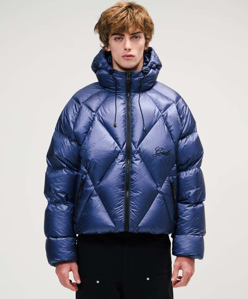 Real Down Puffer Blue