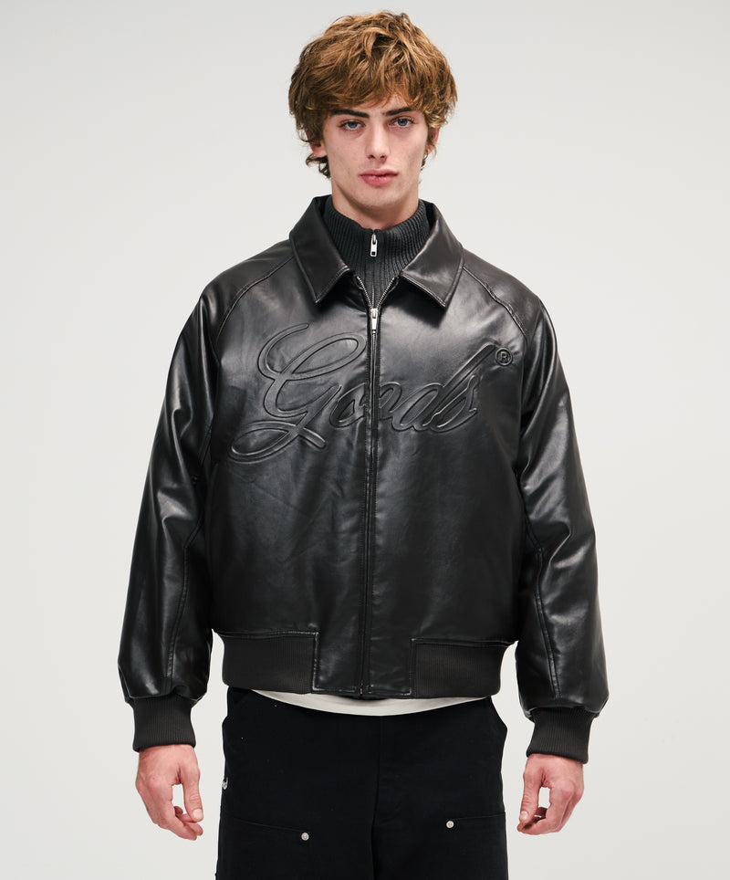 Vegan Leather Jacket Black