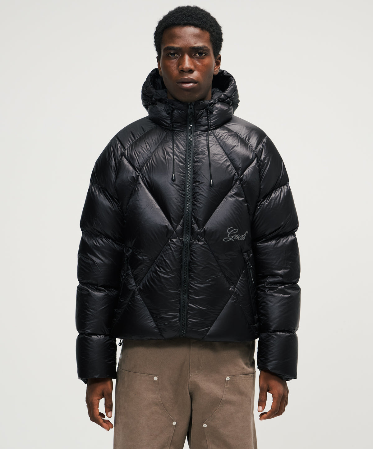 Real Down Puffer Black