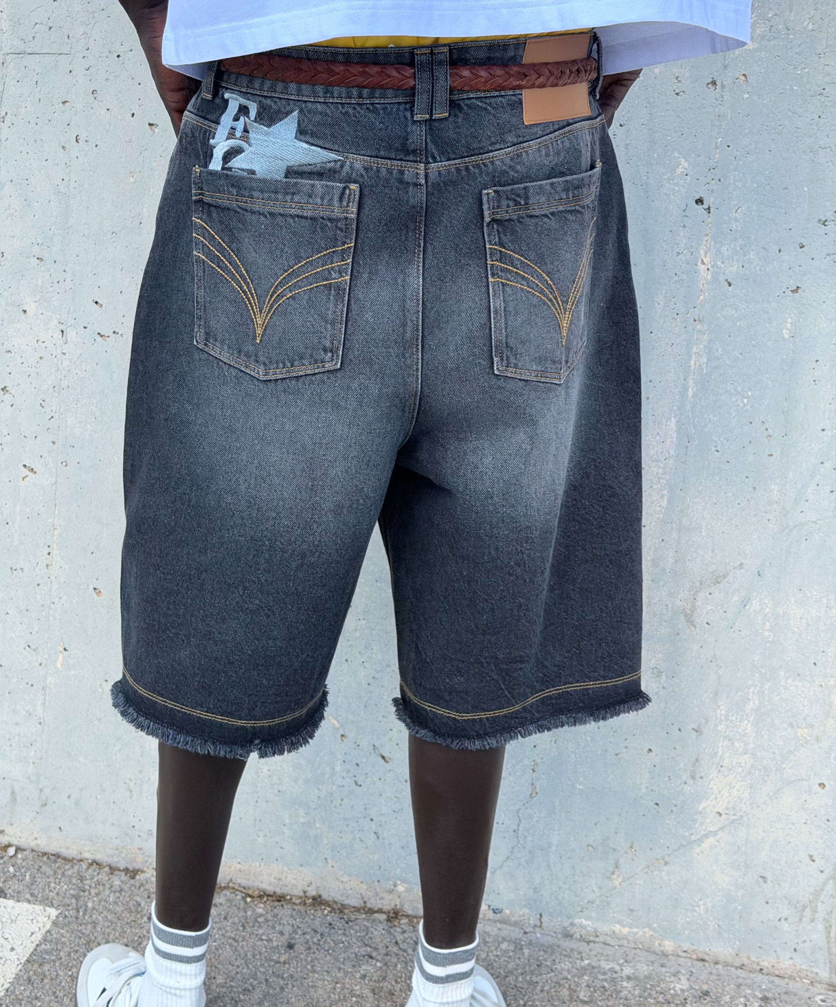 Star Denim Jorts Navy