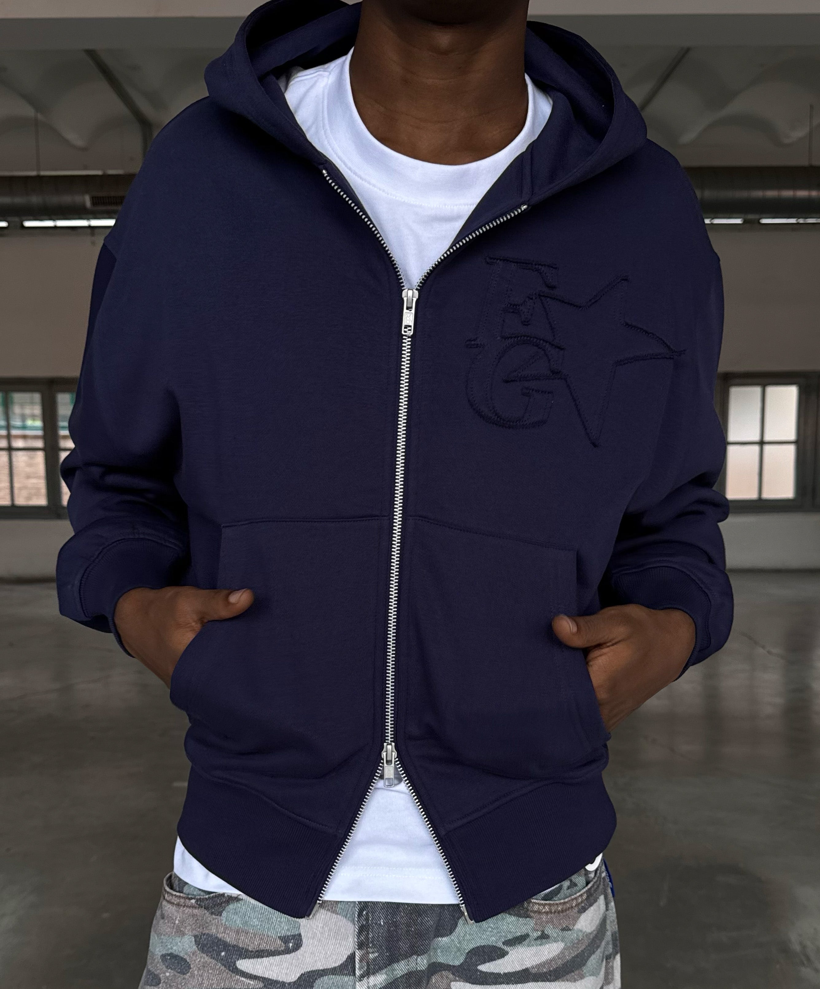 Star Zipper Navy