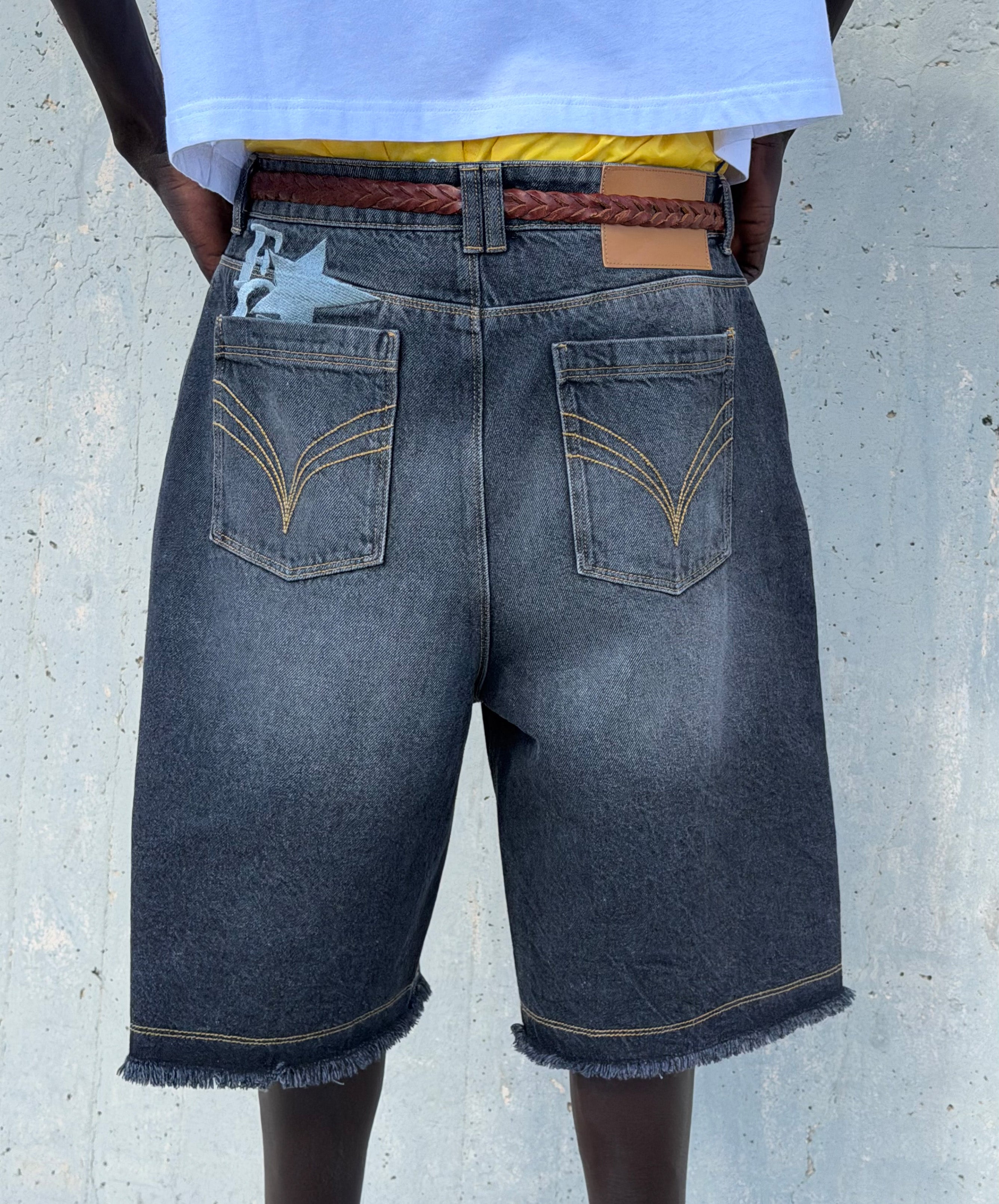 Star Denim Jorts Navy