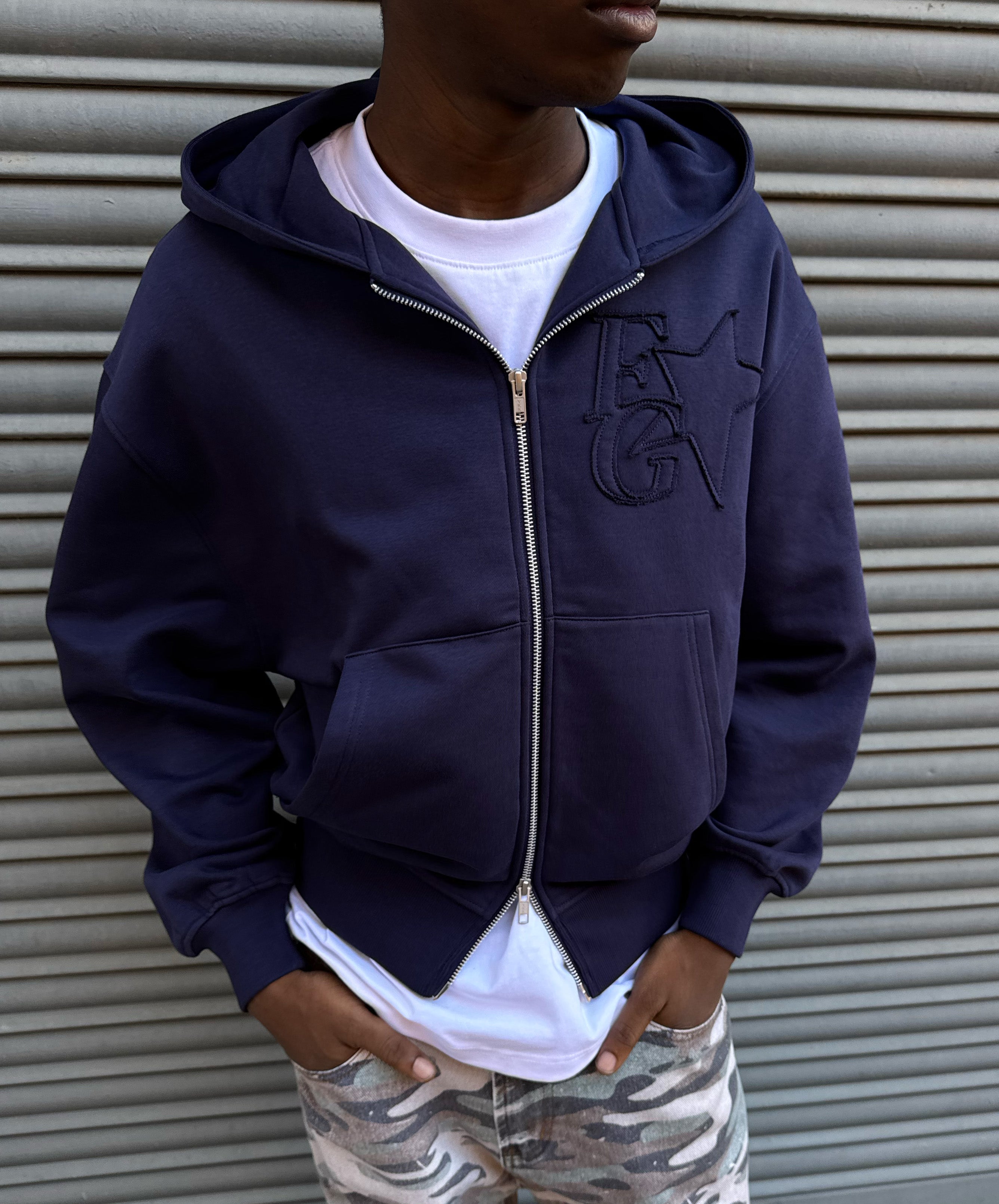 Star Zipper Navy