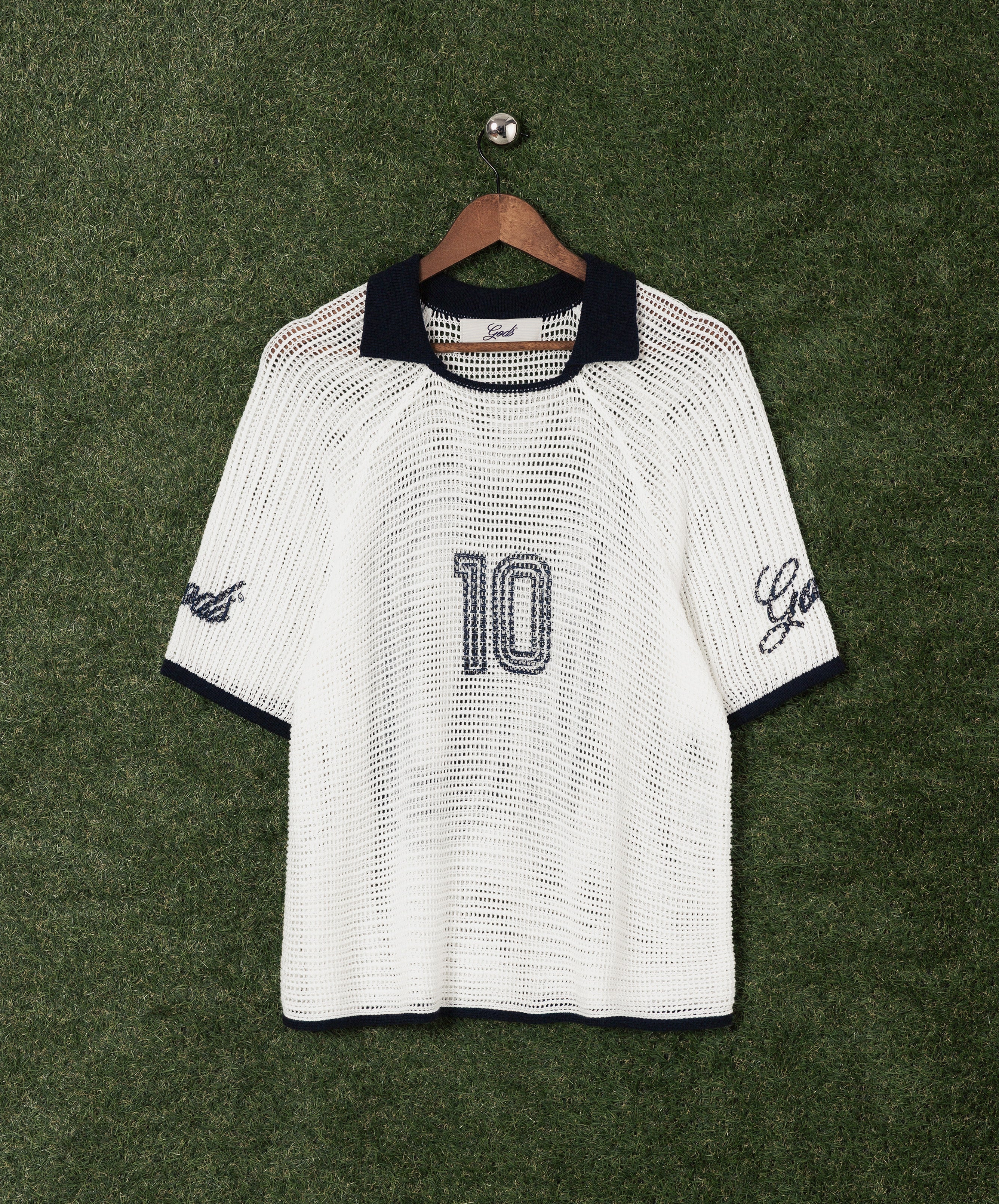 Mundial Knitted Tee White