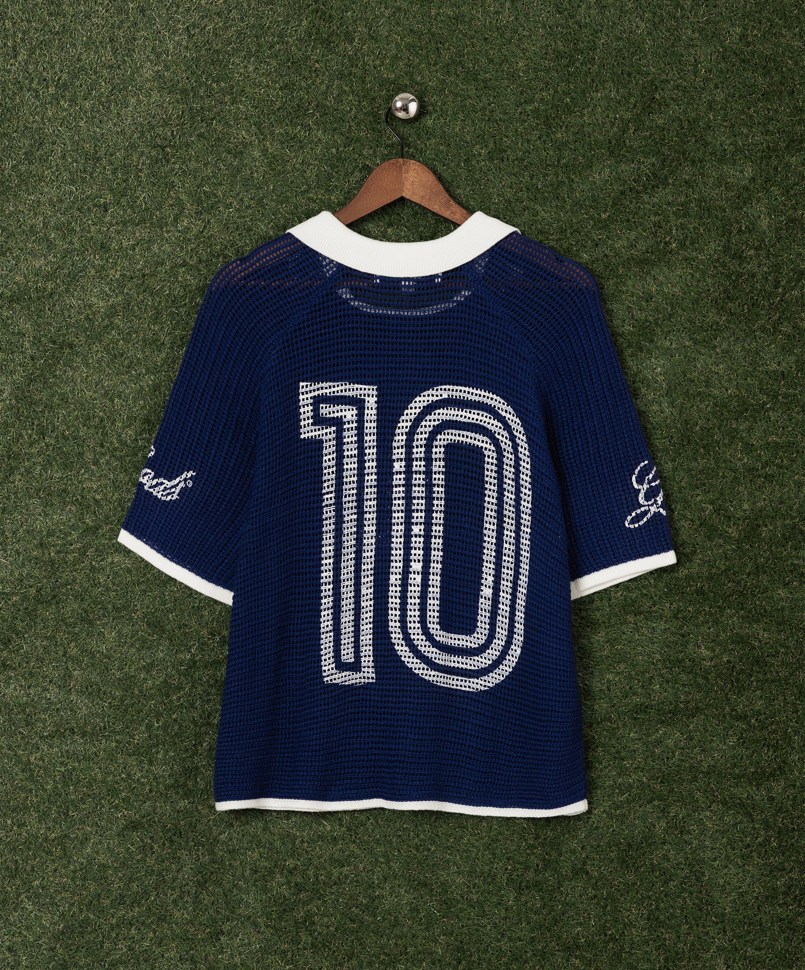 Mundial Knitted Tee Navy