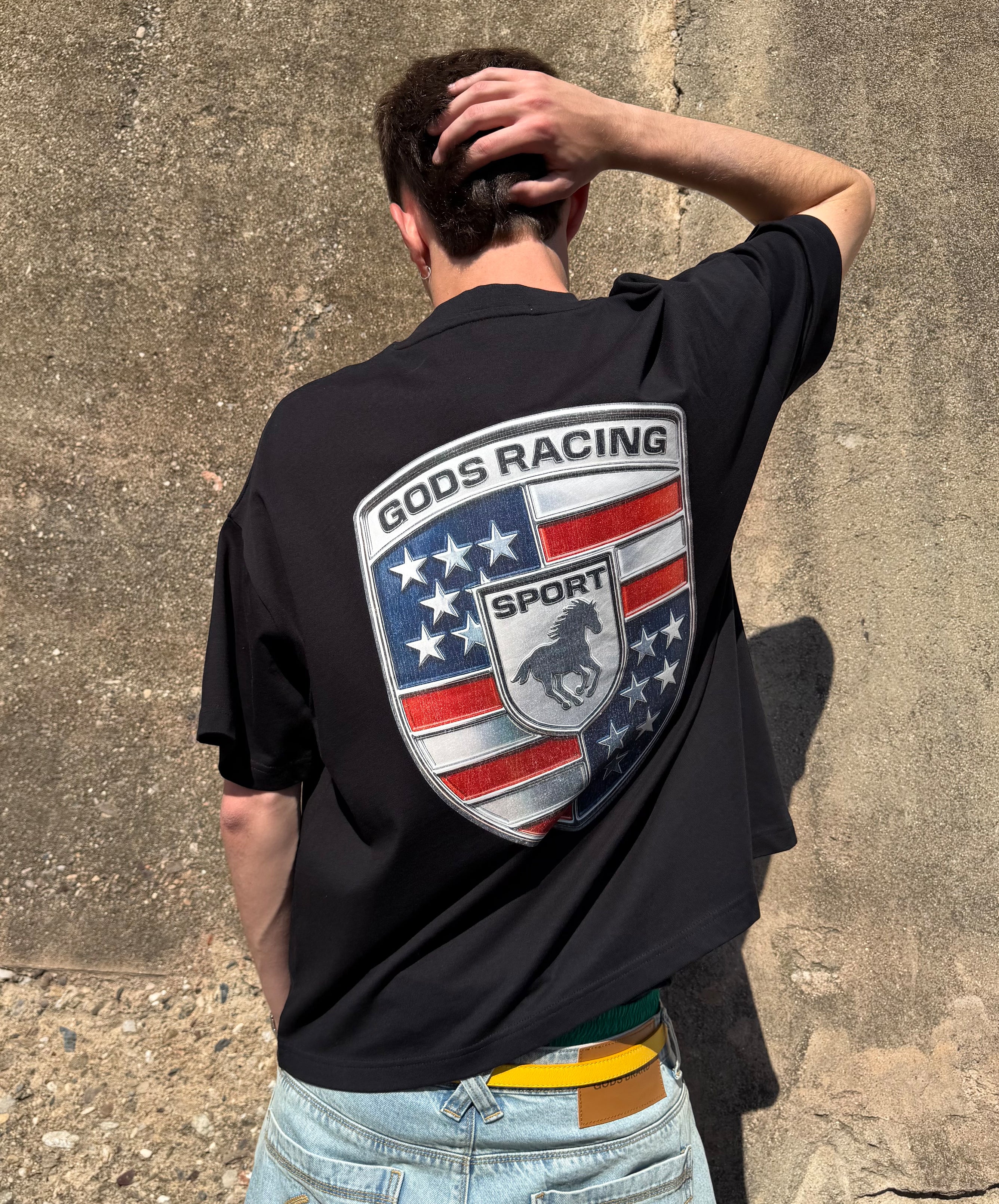 Racing Tee Black